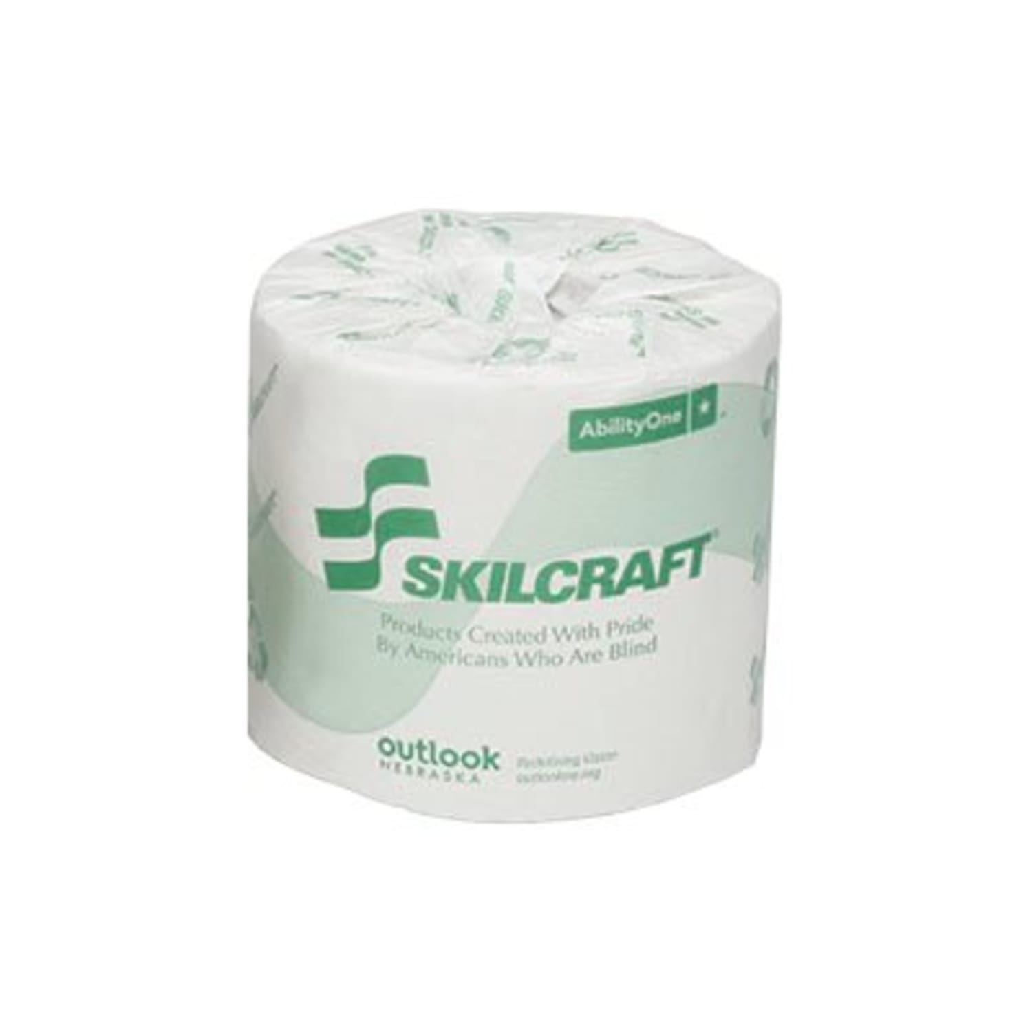 SKILCRAFT 2-Ply Individually Wrapped Toilet Paper, 100% Recycled, 500 Sheets Per Roll, Pack Of 96 Rolls (AbilityOne 8540-01-630-8729) - Image 4