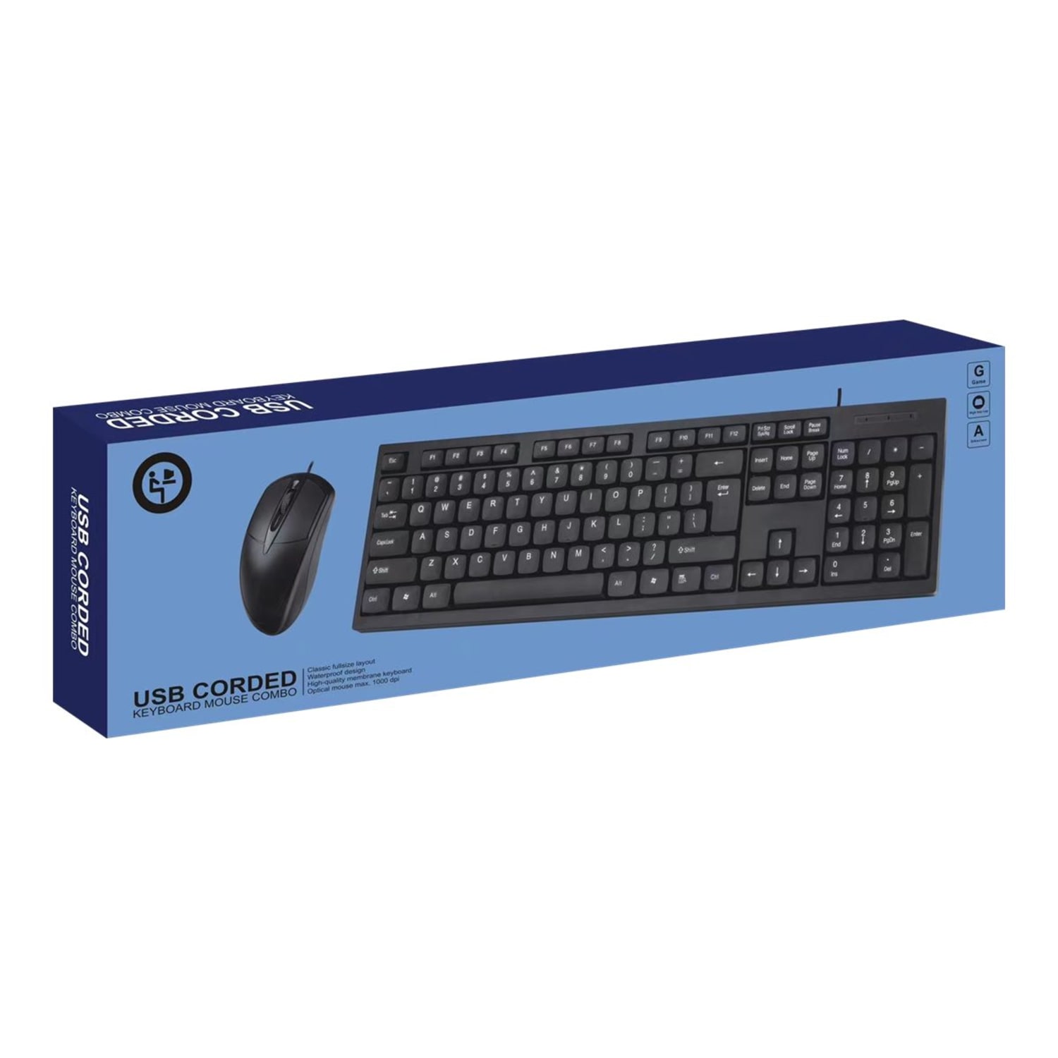 B3E - Keyboard and mouse set - USB - Image 3