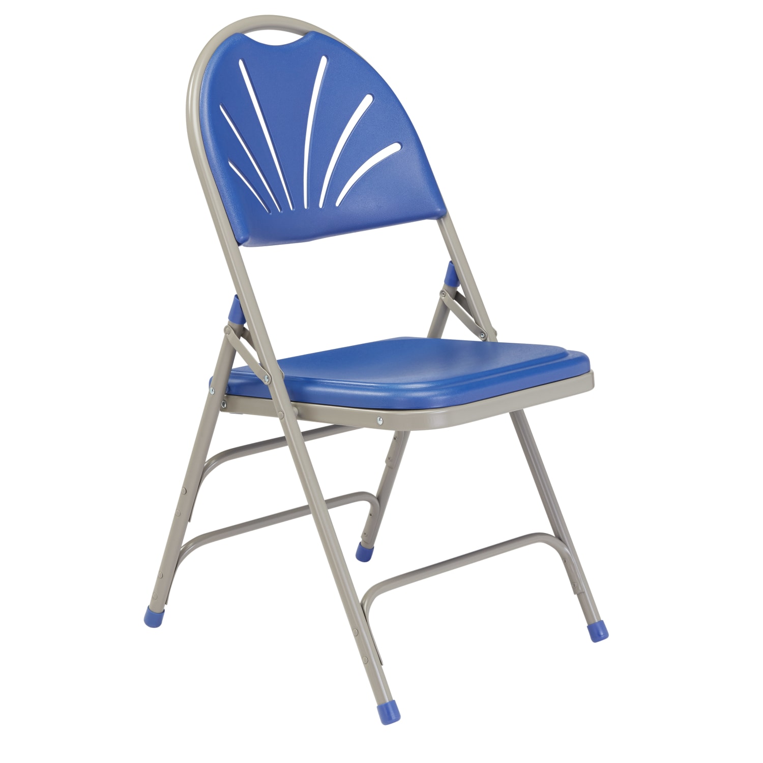 National Public Seating 1100 Series Deluxe FanBack With TripleBrace Double Hinge Folding Chairs Blue Pack Of 4 Chairs PopularChairscom National Public Seating 1100 Series Deluxe Fan Back With Triple Brace Double Hinge Folding Chairs Blue Pack Of 4 Chairs PopularChairscom