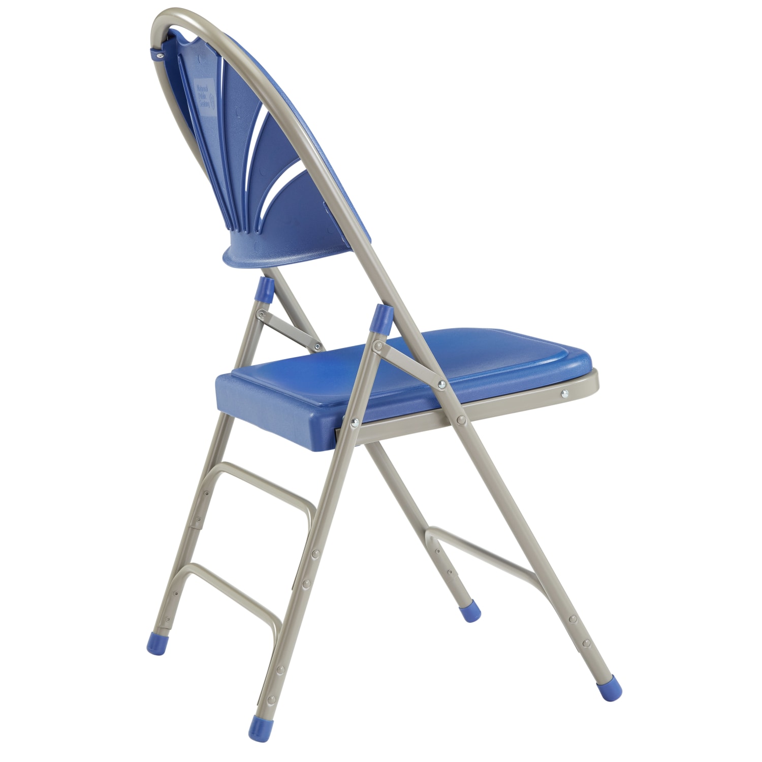National Public Seating 1100 Series Deluxe FanBack With TripleBrace Double Hinge Folding Chairs Blue Pack Of 4 Chairs PopularChairscom National Public Seating 1100 Series Deluxe Fan Back With Triple Brace Double Hinge Folding Chairs Blue Pack Of 4 Chairs PopularChairscom