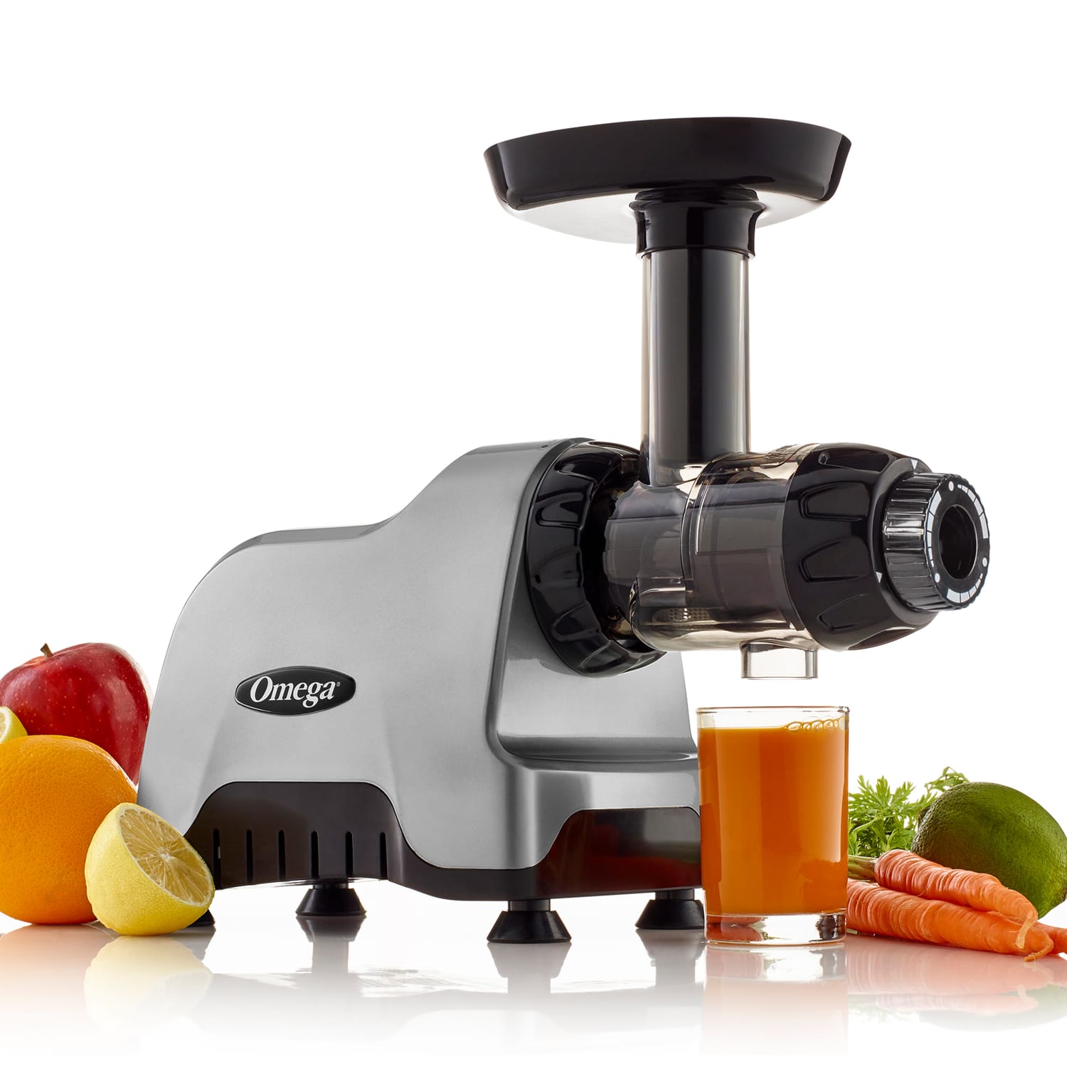 Omega CNC80S Compact Juicer, Gray - Image 6