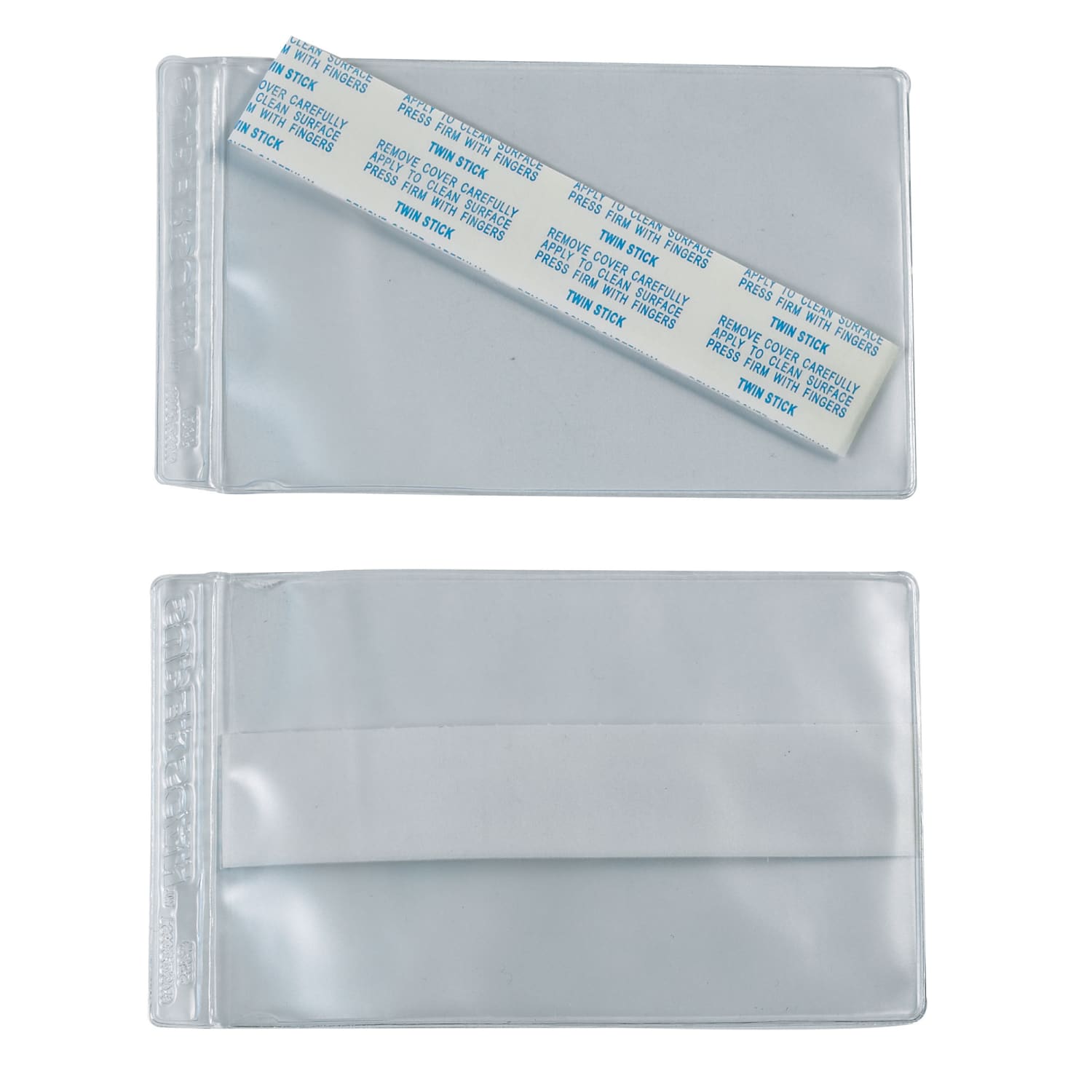 SUPERSCAN Press-On Vinyl Envelopes, 5in x 8in, Clear, Pack Of 50 Envelopes - Image 3