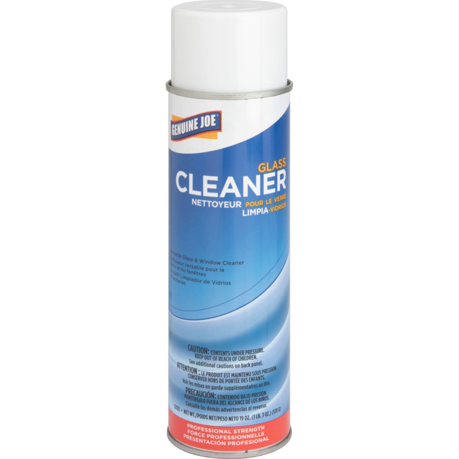 Genuine Joe Glass Cleaner Aerosol Spray, 19 Oz Can, Box Of 12 - Image 6