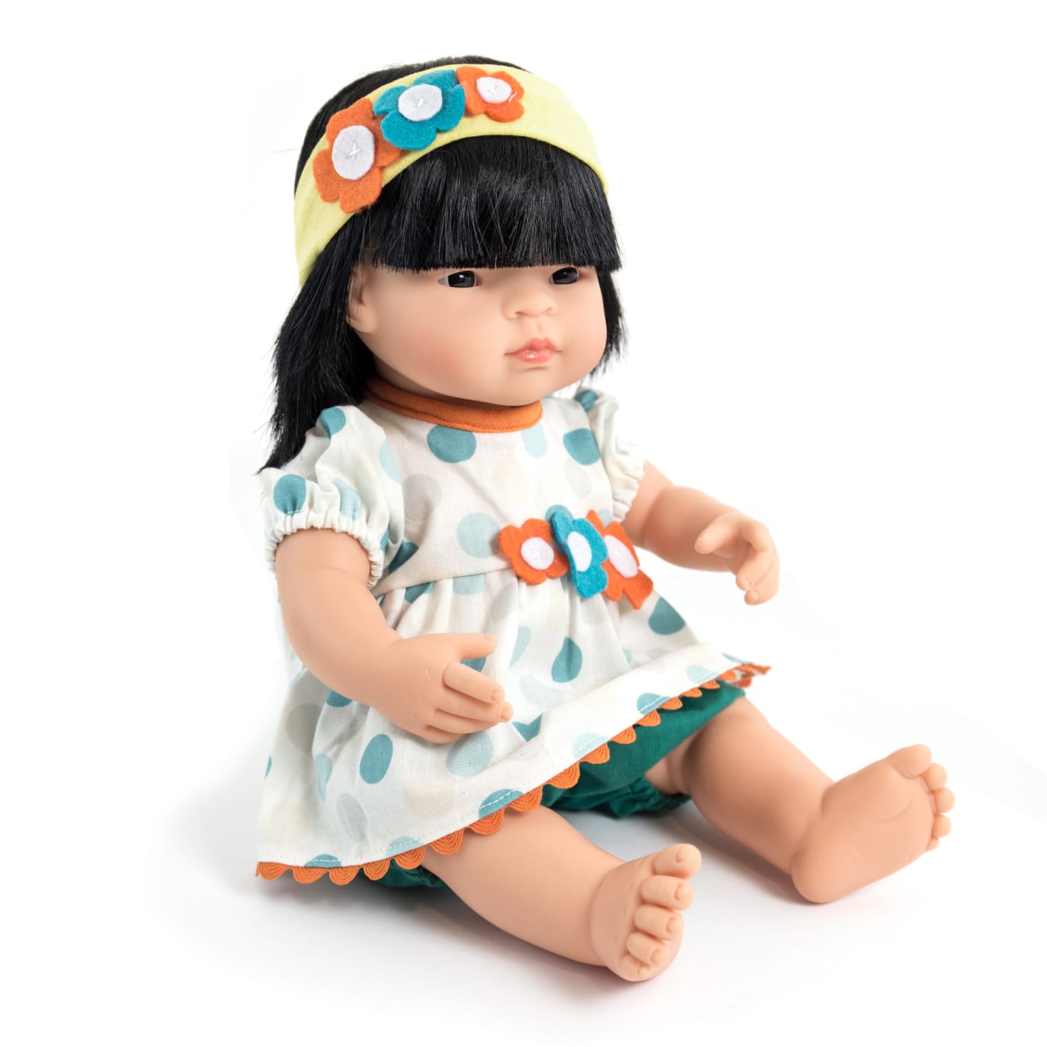 Miniland Educational Anatomically Correct 15in Baby Doll, Asian Girl - Image 4