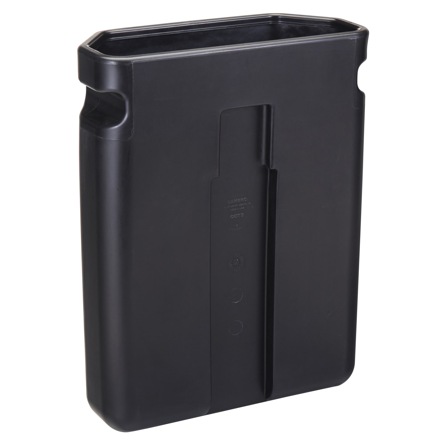 Cambro Quick Connect Bin, Medium Size, 7in x 16in x 21 2/8in, Black - Image 3
