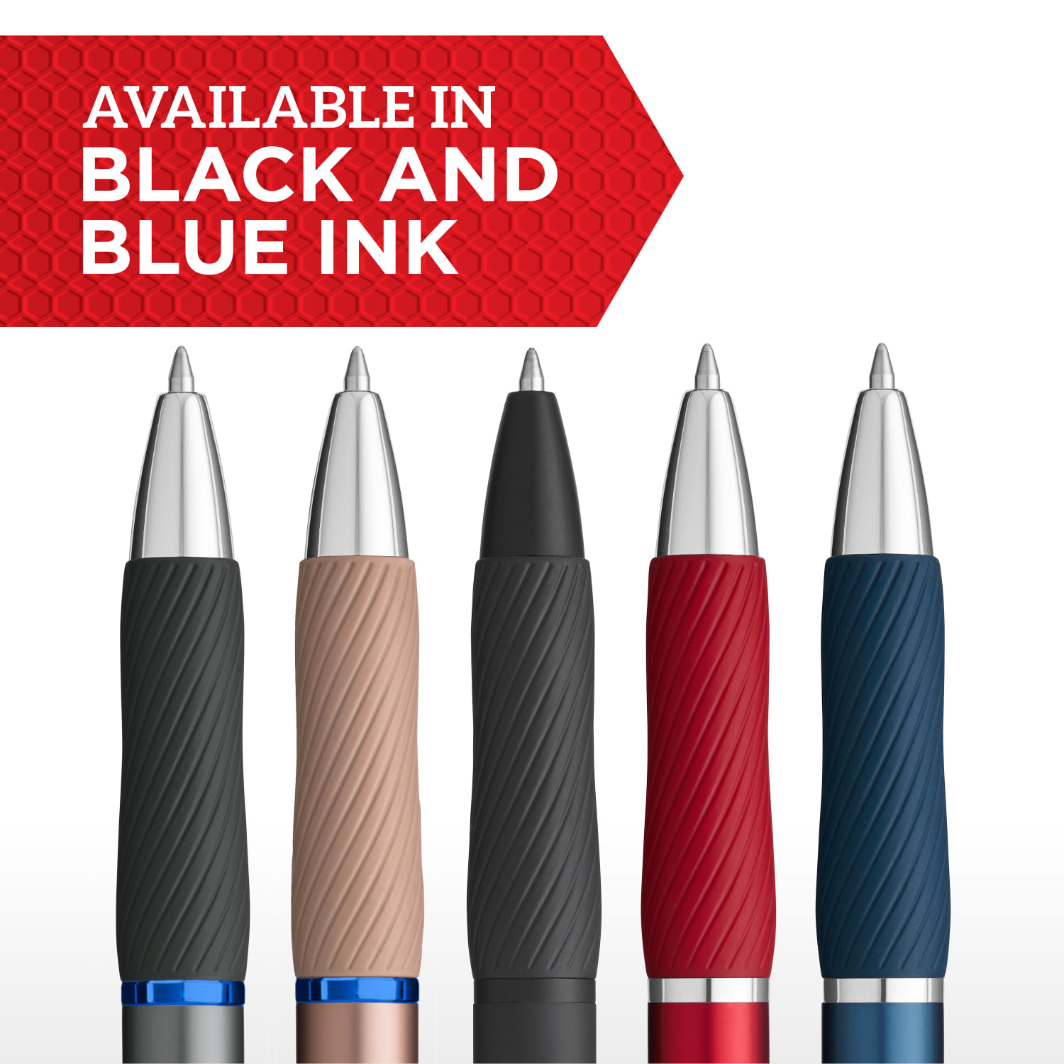 Sharpie S-Gel Pens, Medium Point, 0.7 mm, Red/Gold Barrel, Black Ink, Pack Of 12 Pens - Image 4