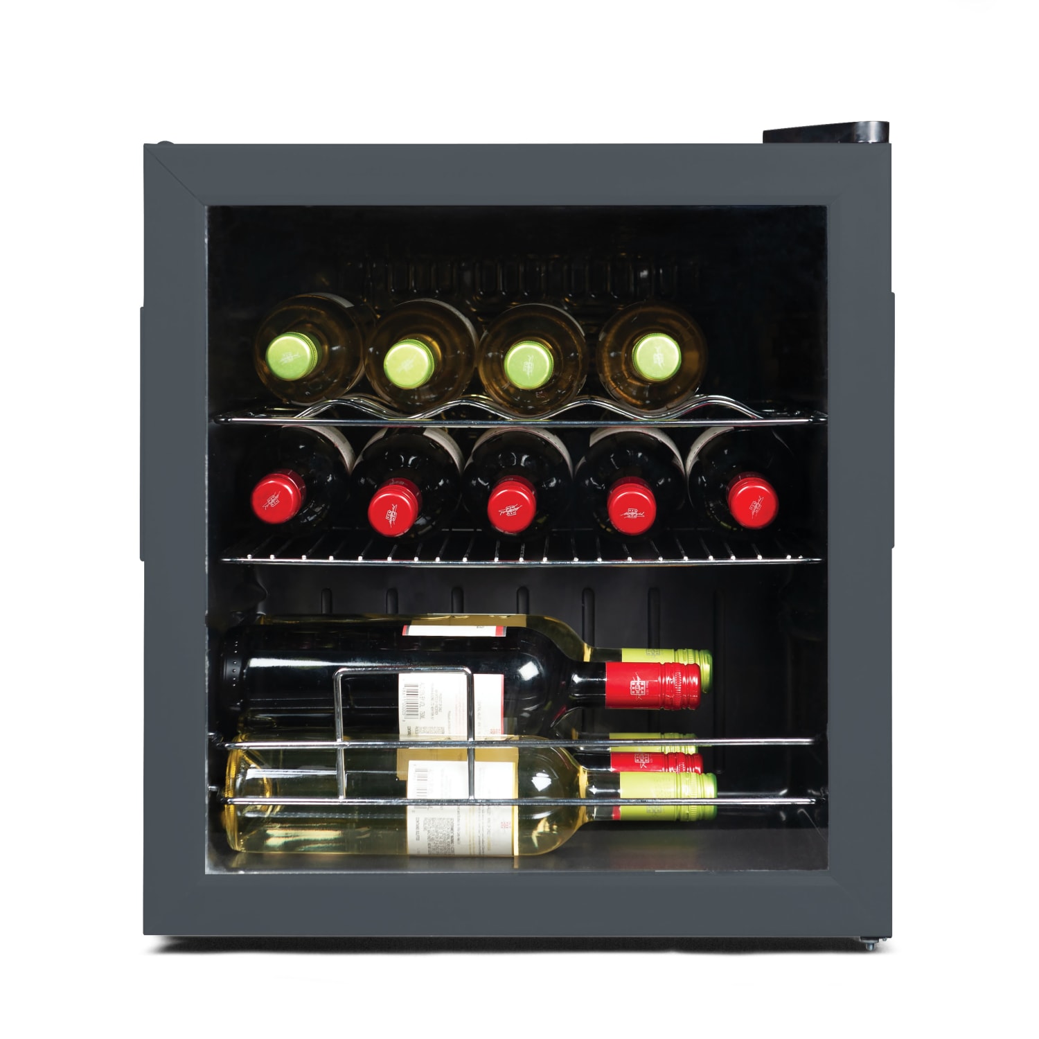 Black+Decker Compressor Wine Cellar, 14-Bottle Capacity, Black/Gray - Image 5