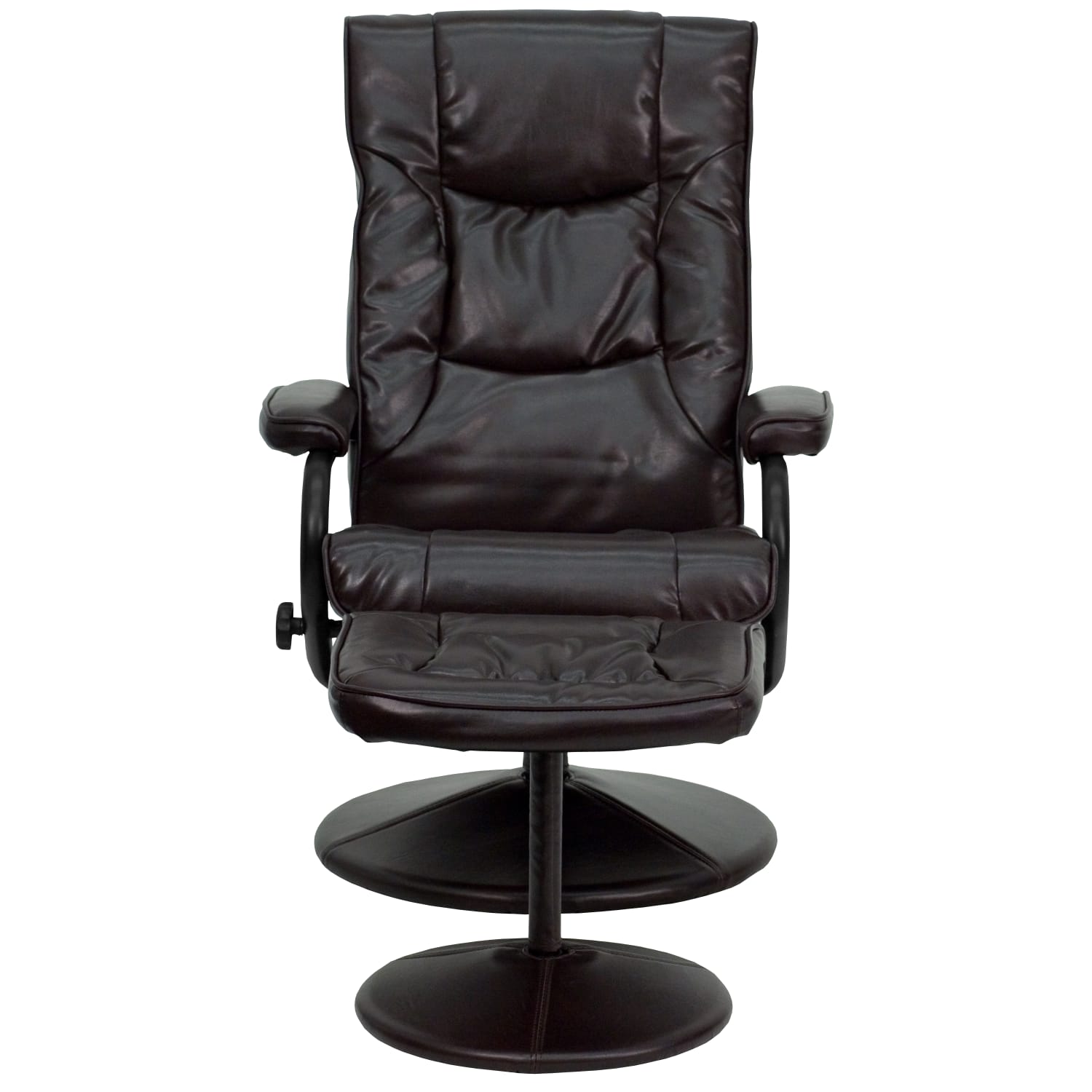 Flash Furniture Contemporary Recliner With Wrapped Base Ottoman Brown PopularChairscom Flash Furniture Contemporary Recliner With Wrapped Base Ottoman Brown PopularChairscom