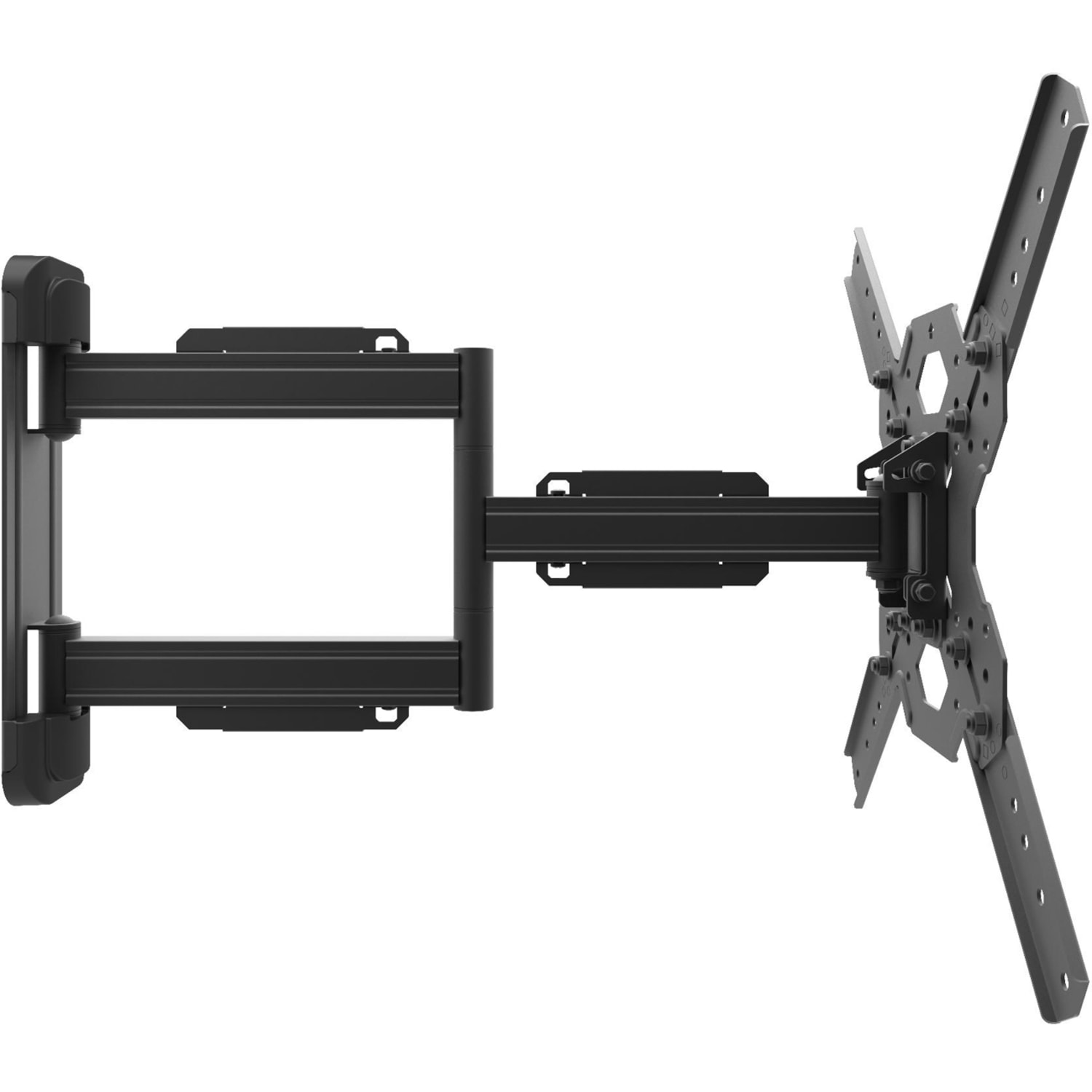 Kanto Wall Mount for TV - Black - Adjustable Height - 1 Display(s) Supported - 26in to 60in Screen Support - 88 lb Load Capacity - Image 4