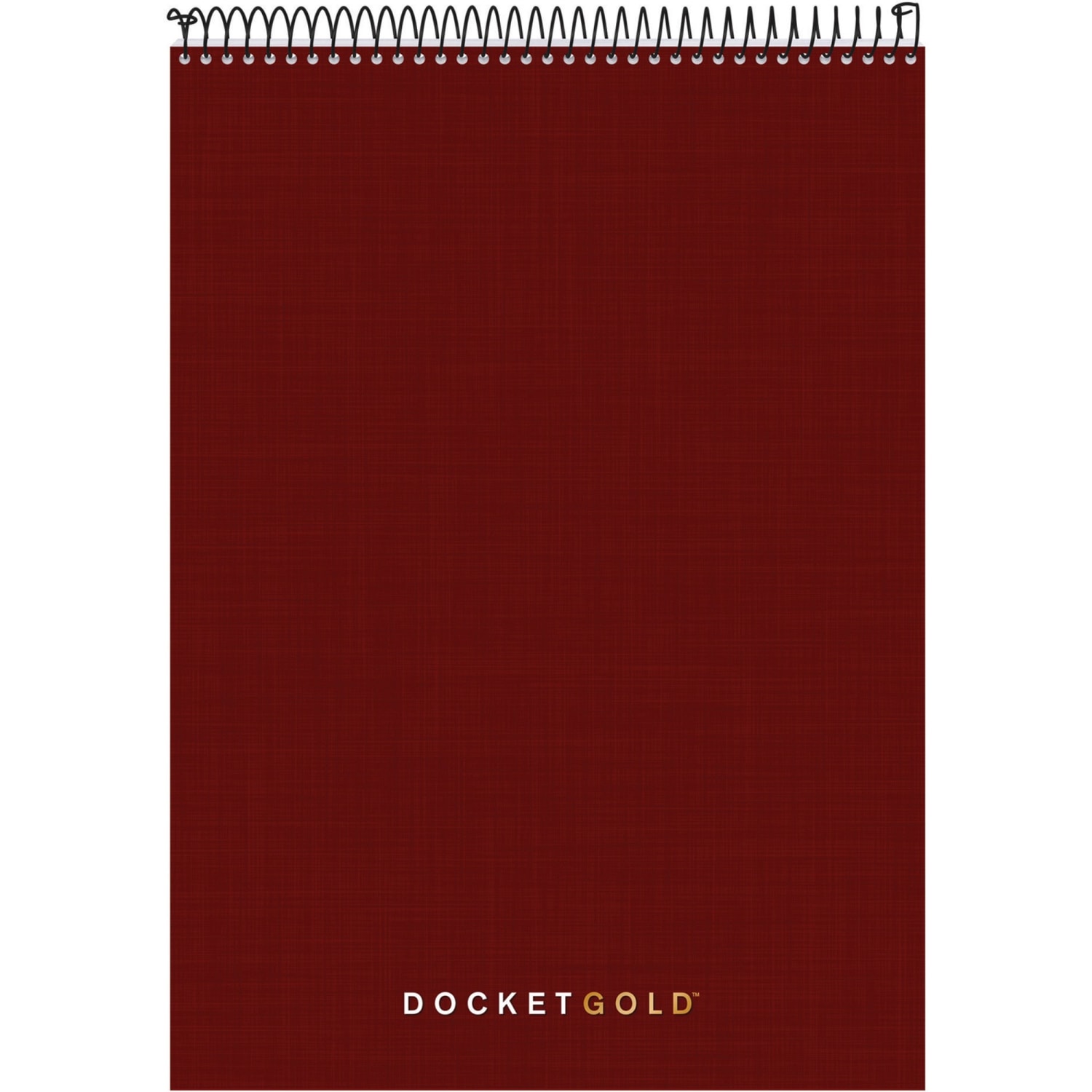 TOPS Docket Gold Wirebound Writing Pad, 8 1/2in x 11 3/4in, Legal Ruled, 70 Sheets, White - Image 5