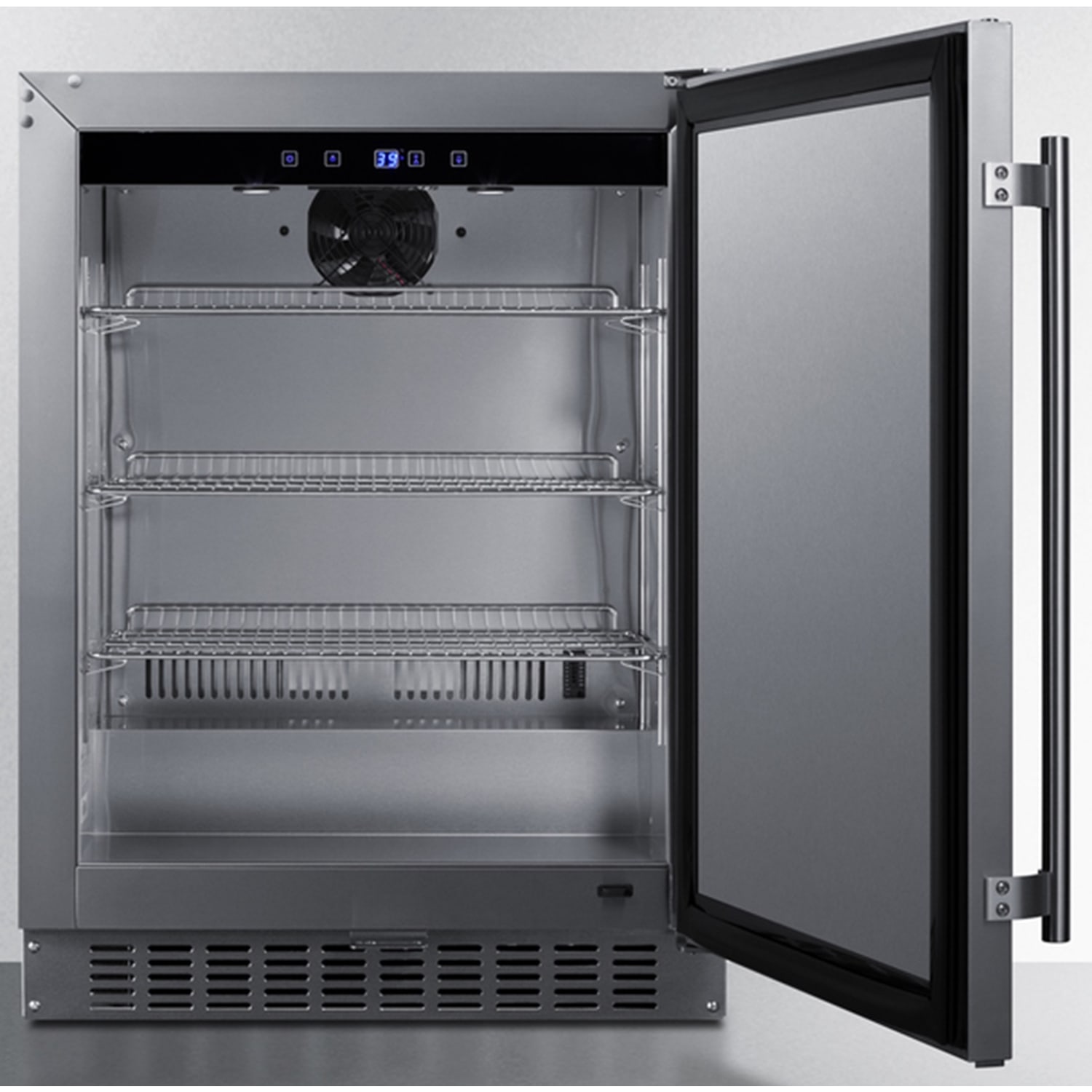 Summit Appliances 3.1 Cu. Ft. Refrigerator, Silver - Image 3