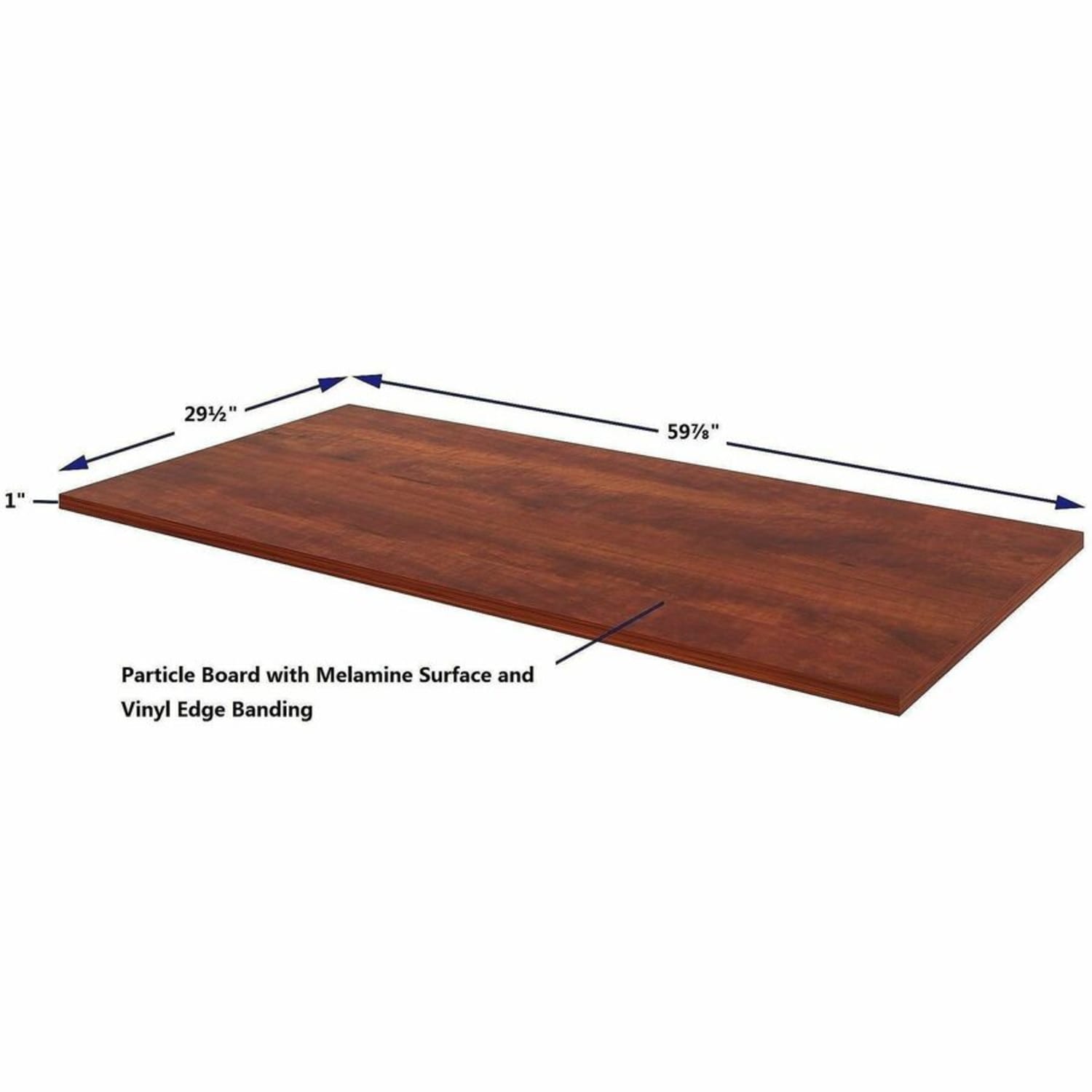 Lorell Table Top - Cherry Top - Assembly Required - 1 Each - Image 5