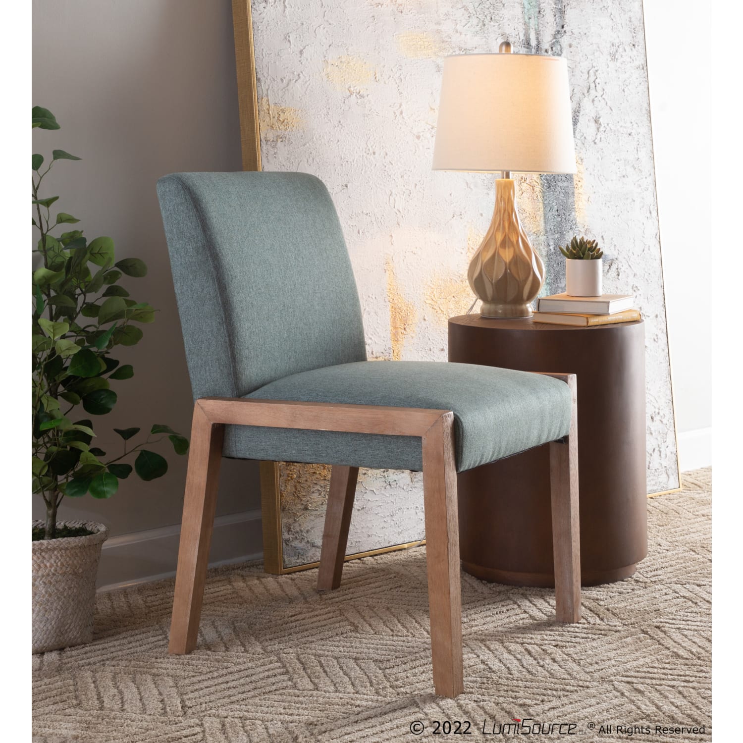 LumiSource Carmen Contemporary Dining Chairs White WashedTeal Fabric Set Of 2 Chairs PopularChairscom LumiSource Carmen Contemporary Dining Chairs White WashedTeal Fabric Set Of 2 Chairs PopularChairscom