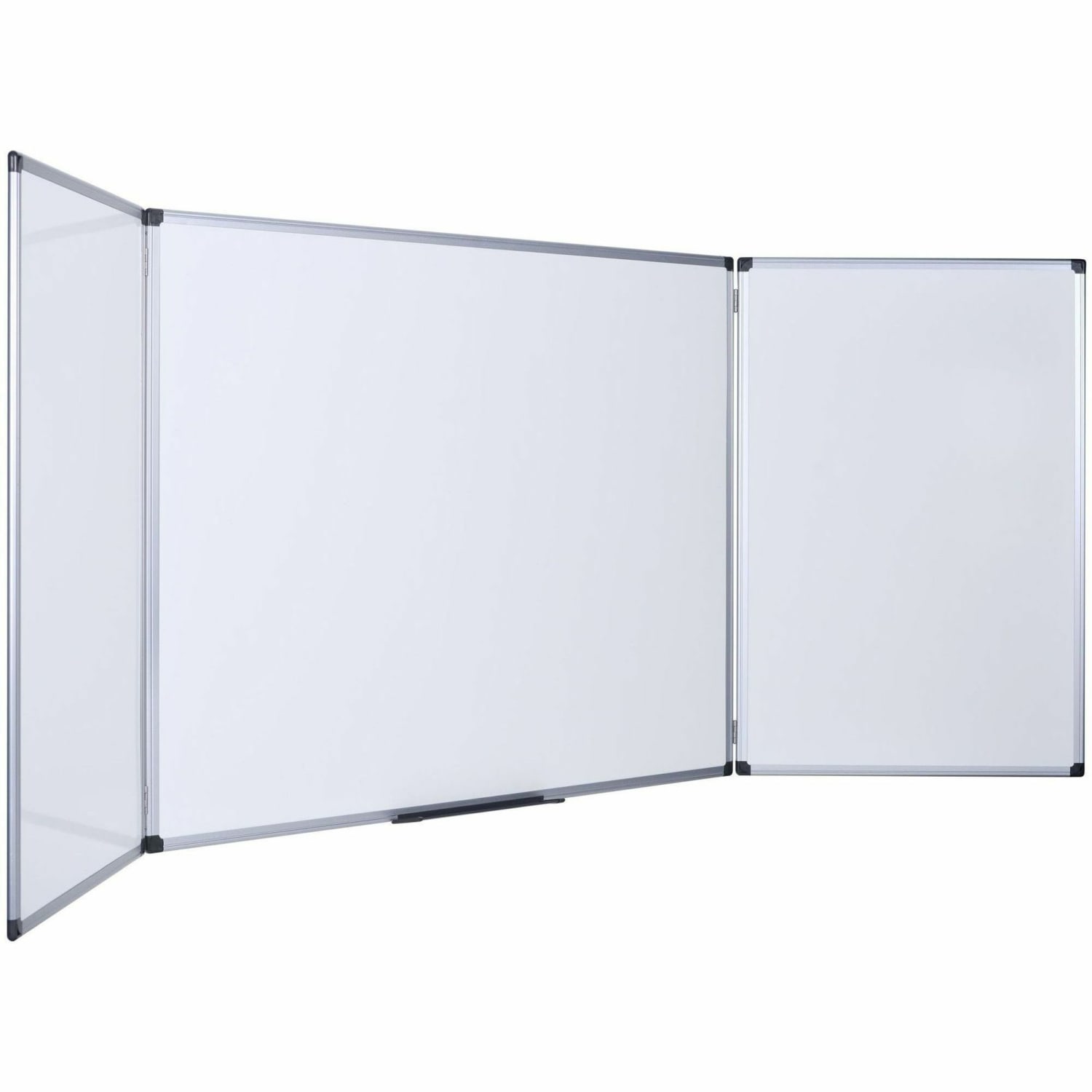 MasterVision Trio Magnetic Unframed Dry-Erase Whiteboard, 36in x 96in, White - Image 4