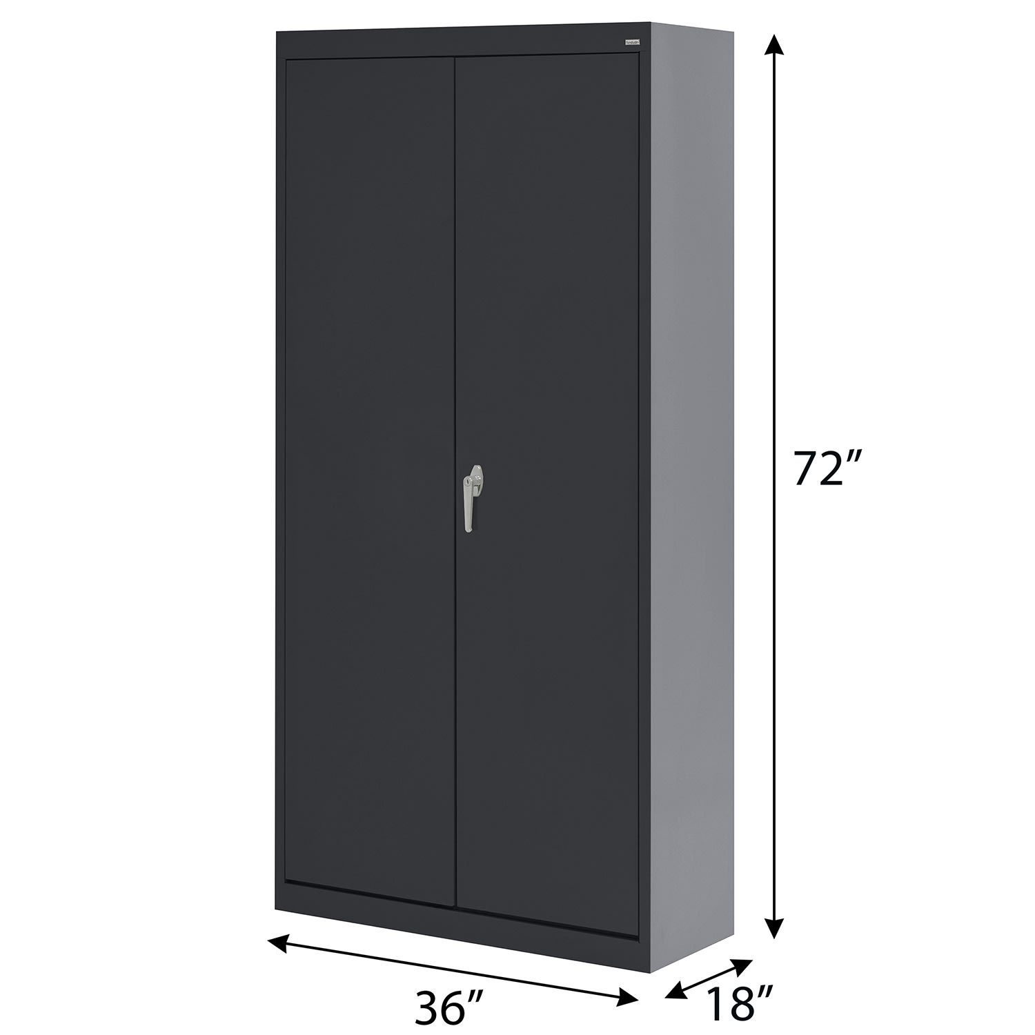 Sandusky Value Series 36inW Light Duty Storage Cabinet, Black - Image 6