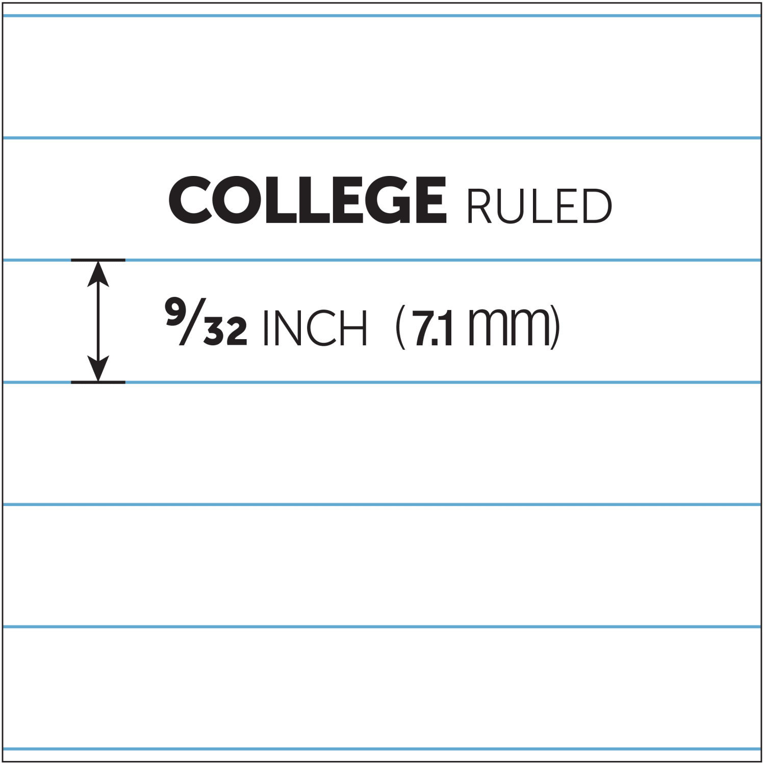 Office Depot Brand Mini Writing Pads, 3in x 5in, College Ruled, 50 Sheets, White, Pack Of 6 Pads - Image 6