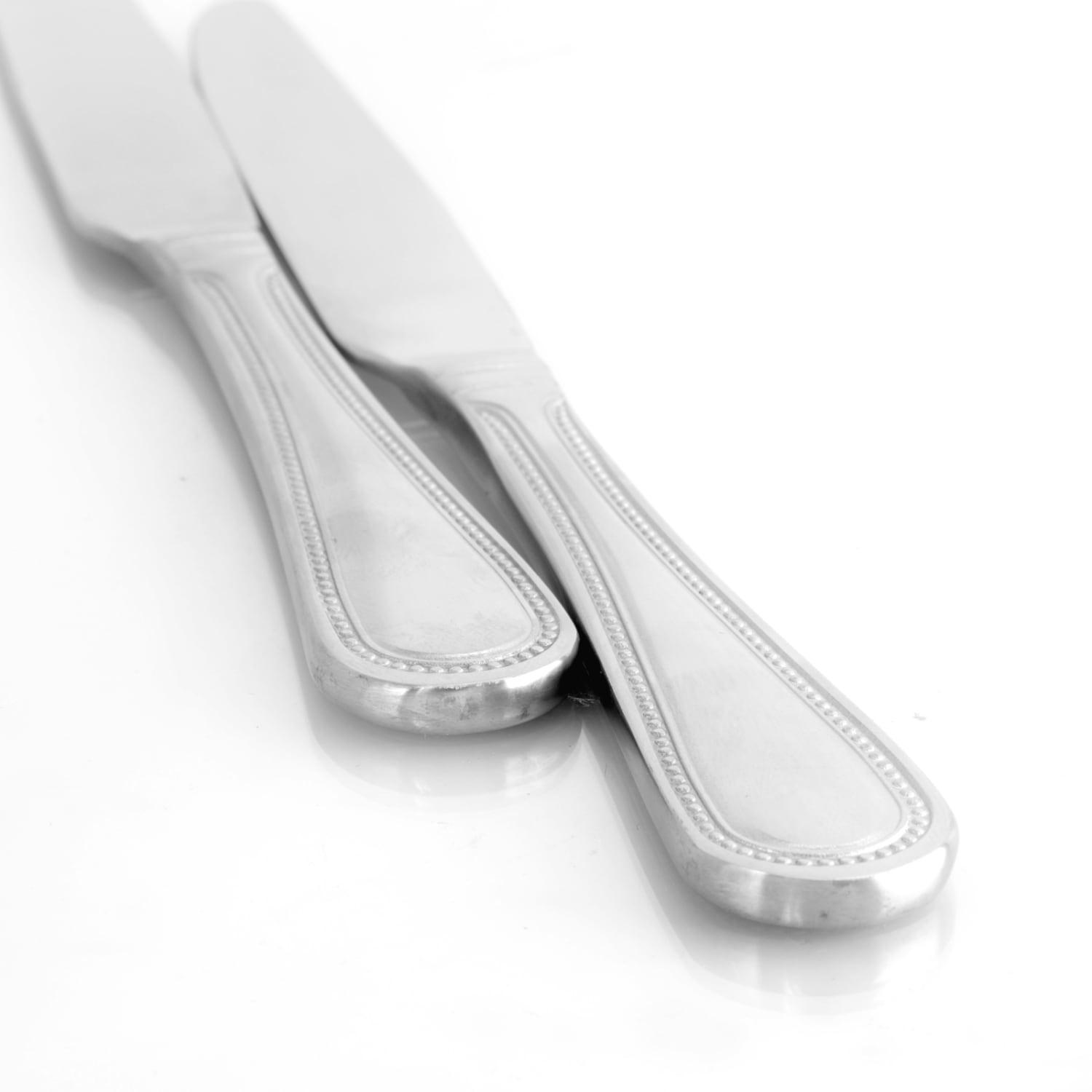 Gibson Home Graylyn 2-Piece Dinner Knives, Silver - Image 3