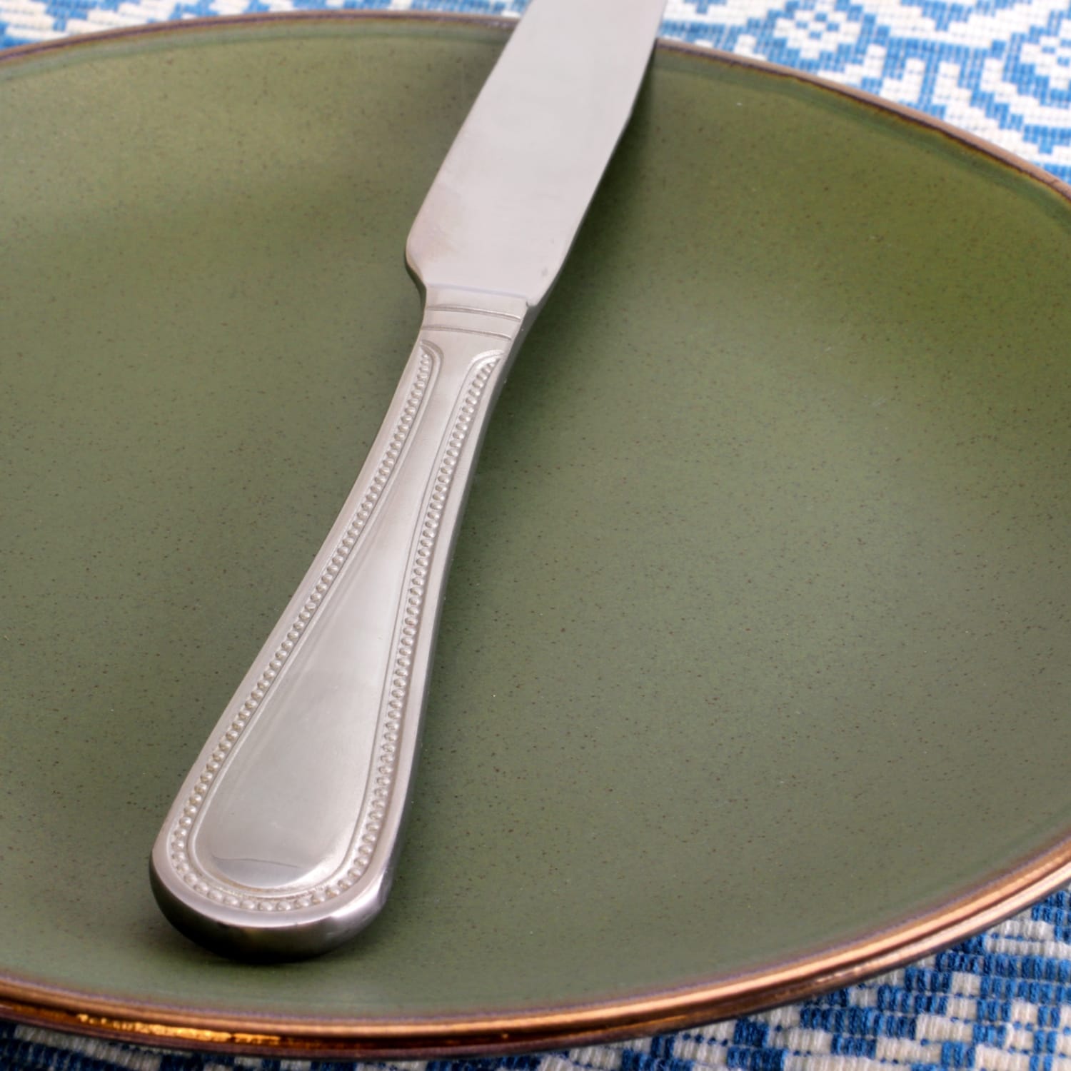 Gibson Home Graylyn 2-Piece Dinner Knives, Silver - Image 4