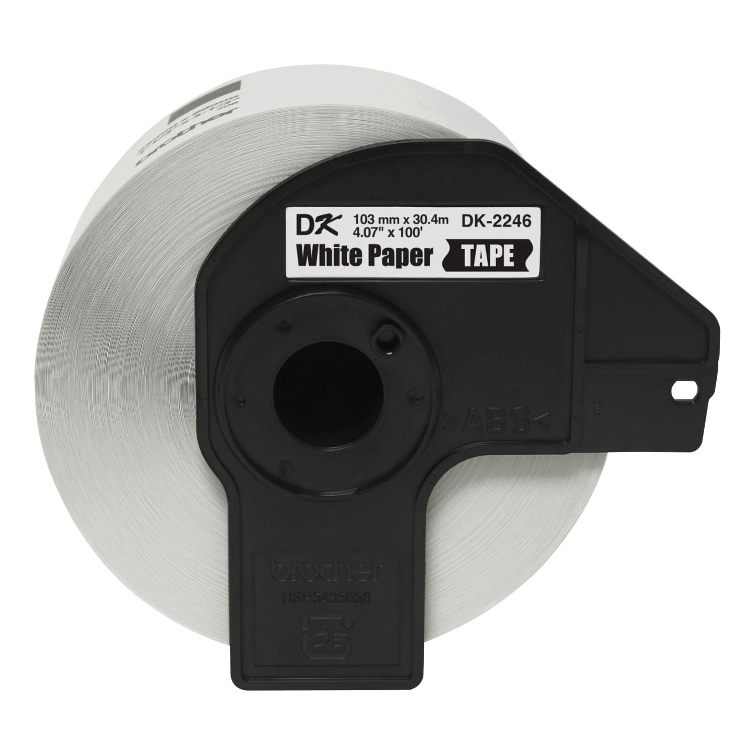 Brother Paper Shipping Label Roll, DK-2246, 4-1/16in x 100ft, White - Image 3