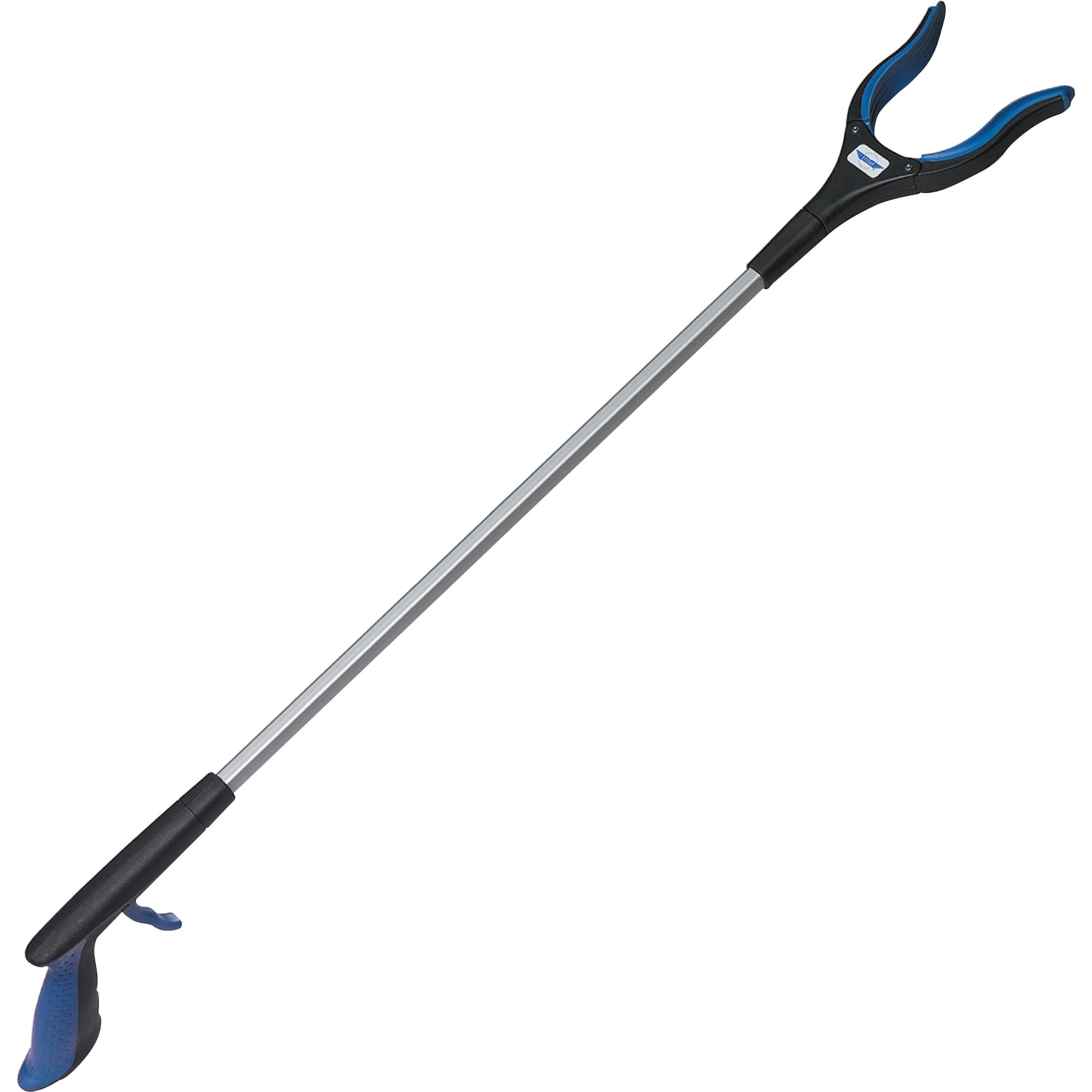 Ettore Grip N Grab Multipurpose Pickup Tool - 32in Reach - Lightweight, Rust Proof, Articulating Head, Comfortable Handle - Aluminum, Plastic, Rubber - Blue - 6 / Carton - Image 3