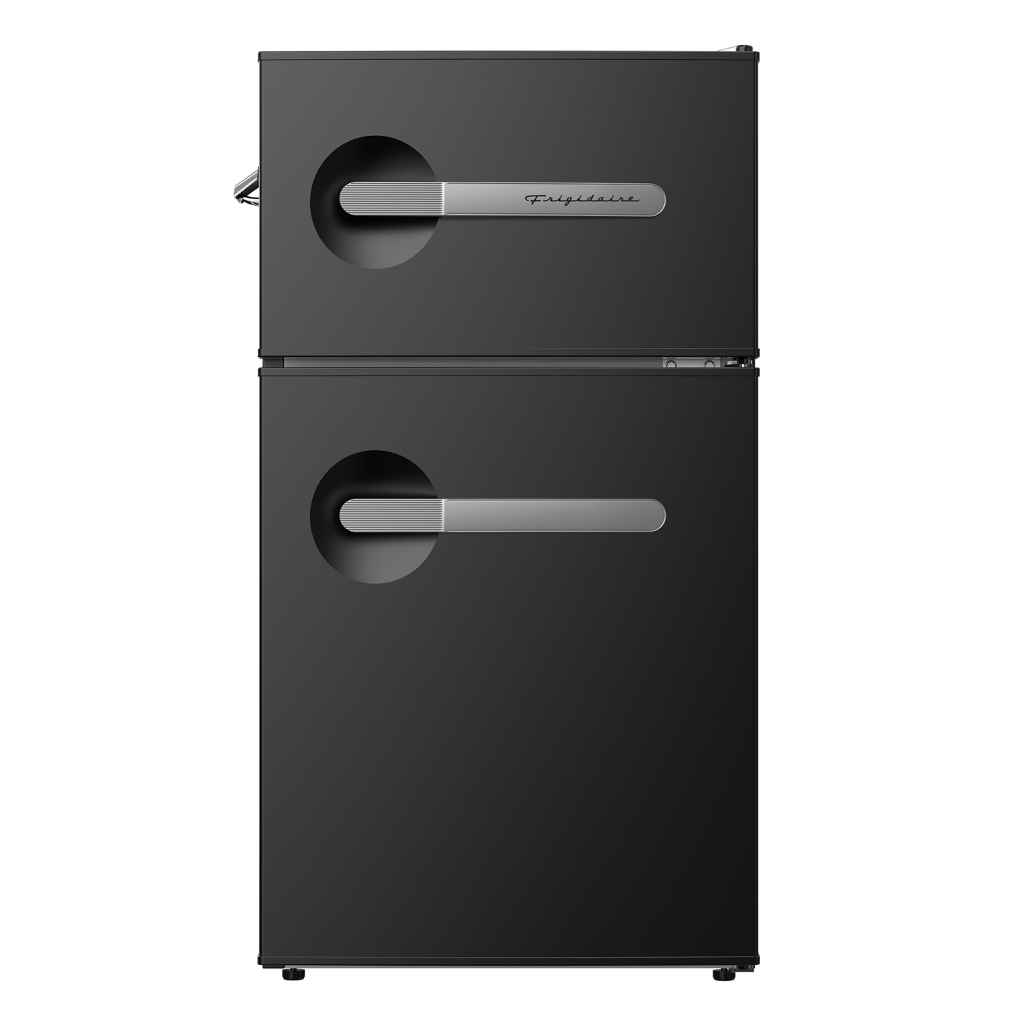 Frigidaire 3.1-cu. ft. 2-Door Retro Bar Refrigerator with Side Bottle Opener, Black - Image 3