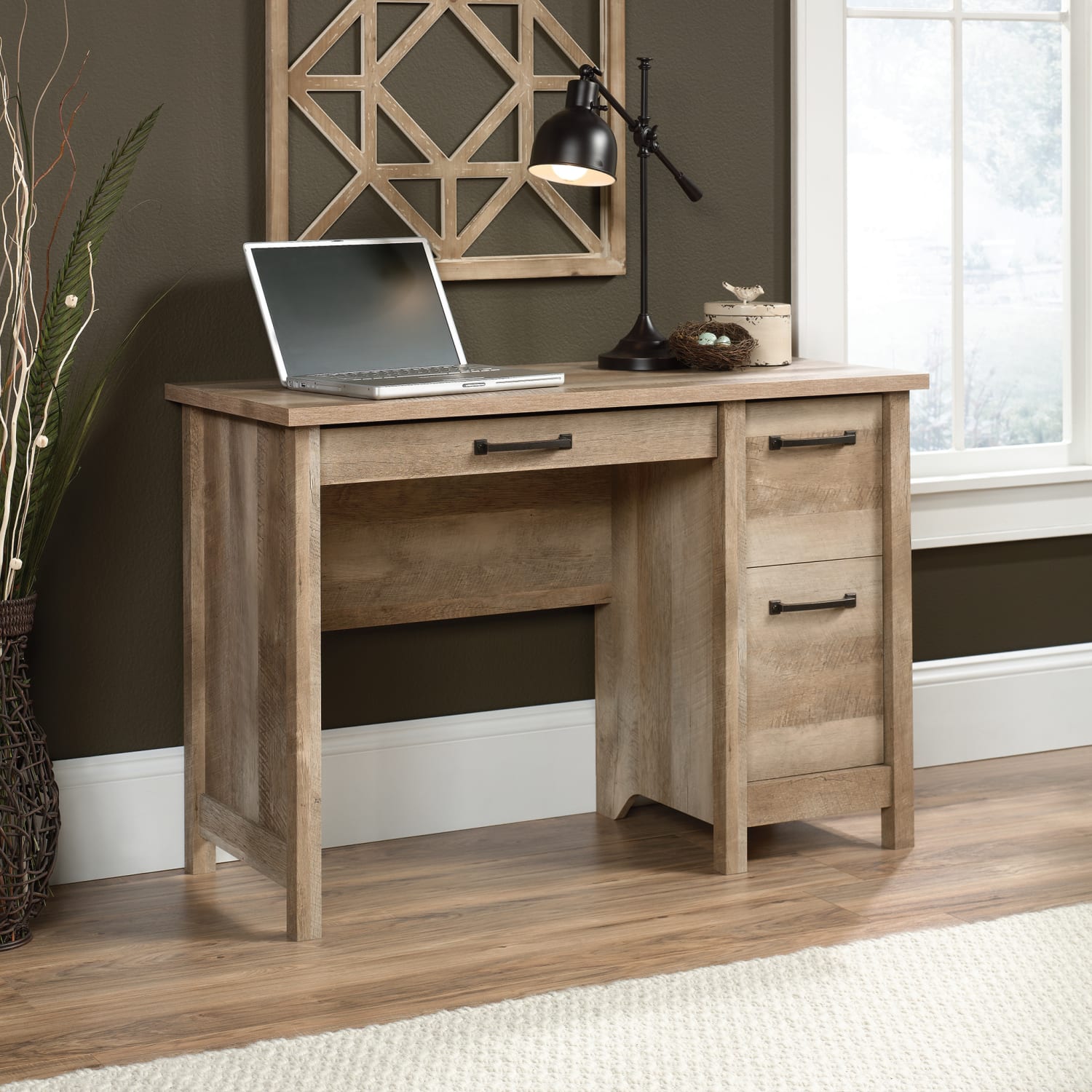 Sauder Cannery Bridge 43inW Computer Desk, Lintel Oak - Image 3