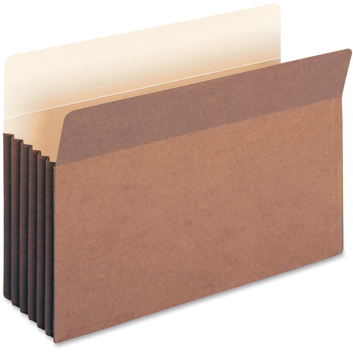 Smead Easy-Access Top-Tab Tyvek File Pockets, Legal Size, 5 1/4in Expansion, 30% Recycled, Redrope, Box Of 10 - Image 3