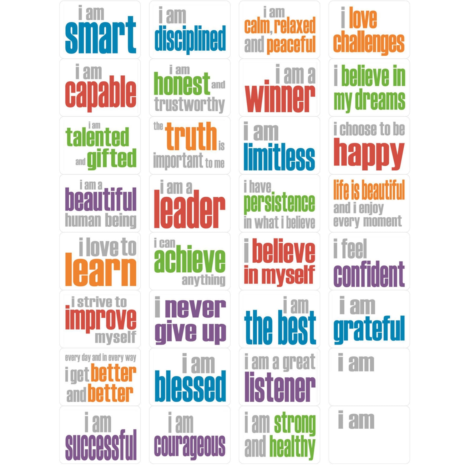 Inspired Minds Say it! Think it! Live it! Incentive Stickers, Pack Of 320 Stickers - Image 3