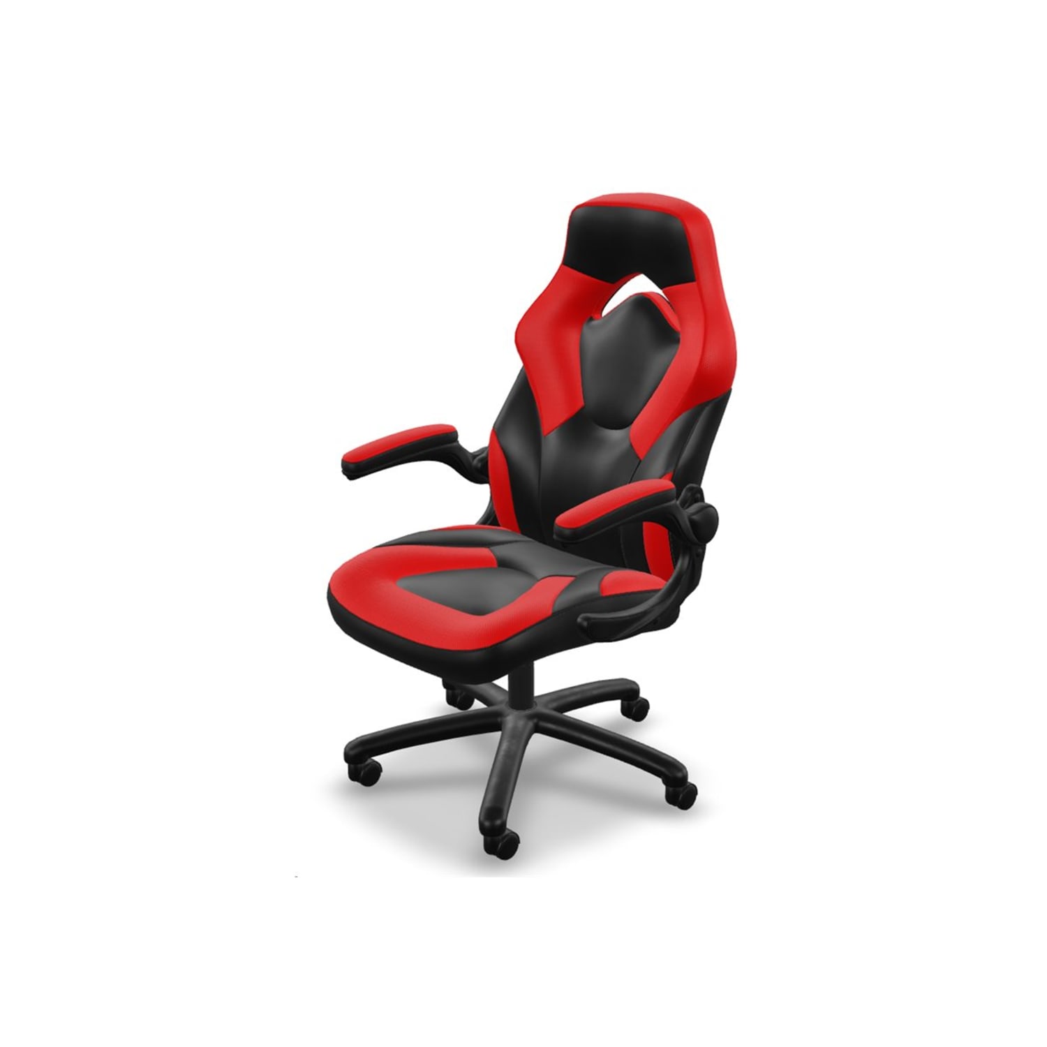 Respawn Racing Style Ergonomic Bonded Leather Computer Gaming Chair, Red - Image 8