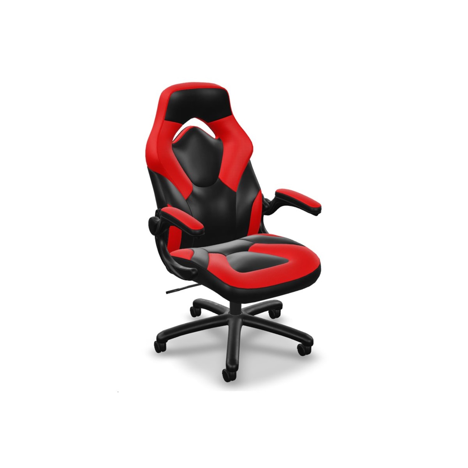 Respawn Racing Style Ergonomic Bonded Leather Computer Gaming Chair, Red - Image 9