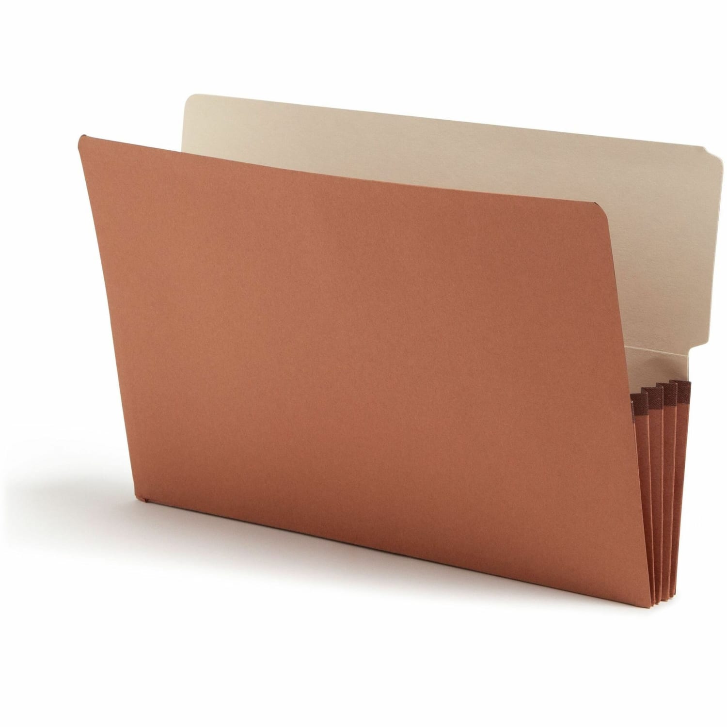 Smead Redrope End-Tab File Pockets, Legal Size, 3 1/2in Expansion, 30% Recycled, Redrope, Box Of 10 - Image 3