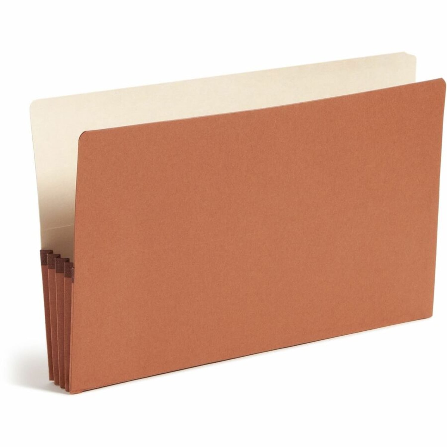 Smead Redrope End-Tab File Pockets, Legal Size, 3 1/2in Expansion, 30% Recycled, Redrope, Box Of 10 - Image 5