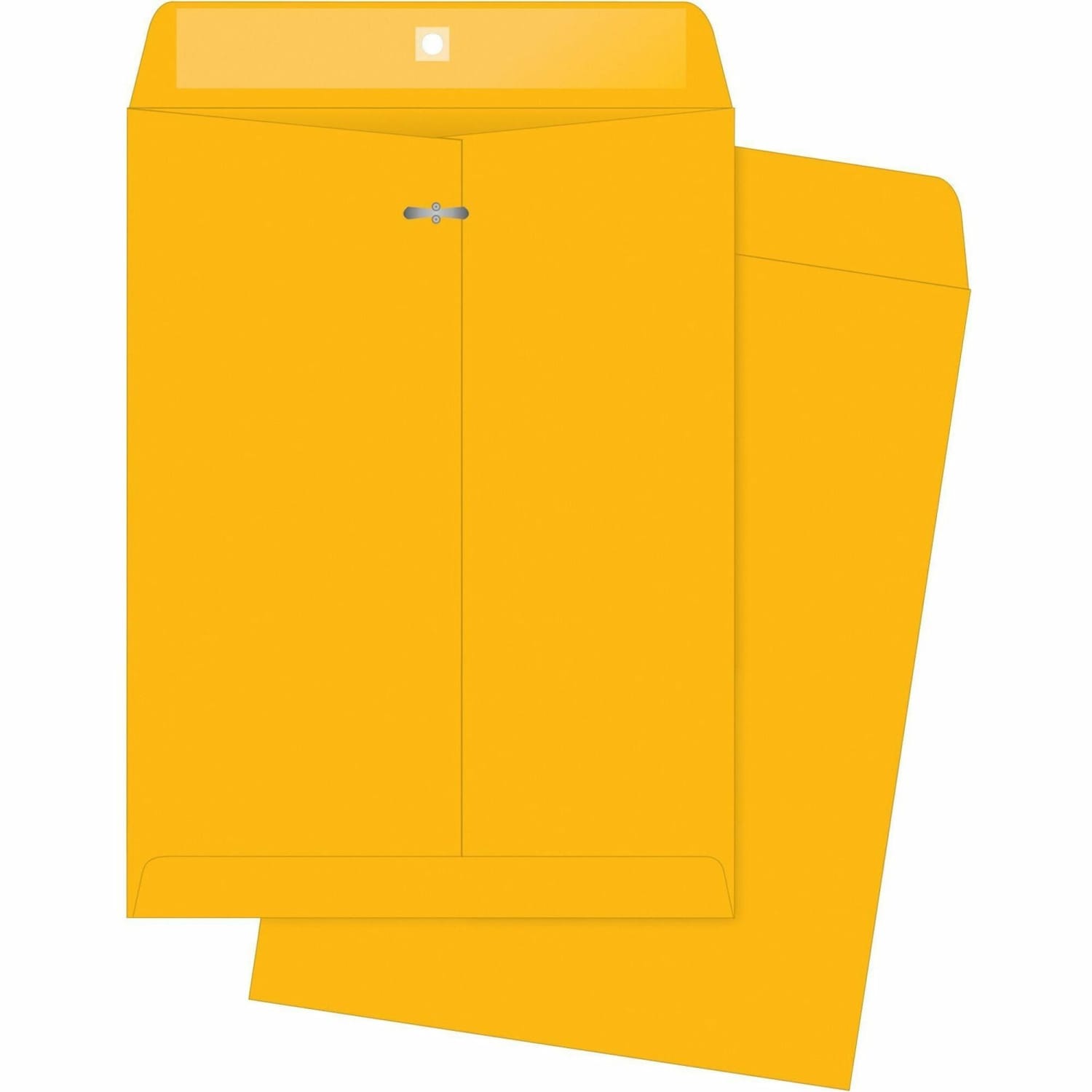 Business Source Kraft Envelopes - Clasp - #97 - 10in Width x 13in Length - 32 lb - Clasp - Brown Kraft - Kraft - 100 / Box