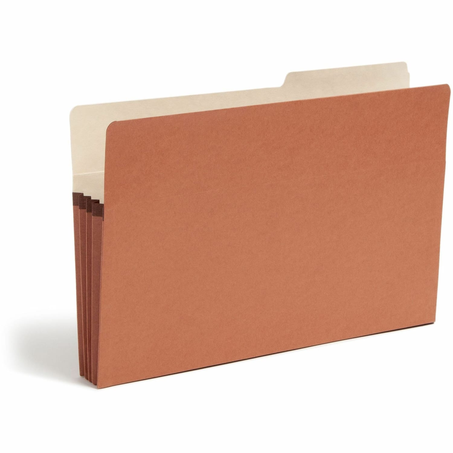 Smead 2/5-Cut Top-Tab File Pockets, Legal Size, 3 1/2in Expansion, 30% Recycled, Redrope, Box Of 25 - Image 3