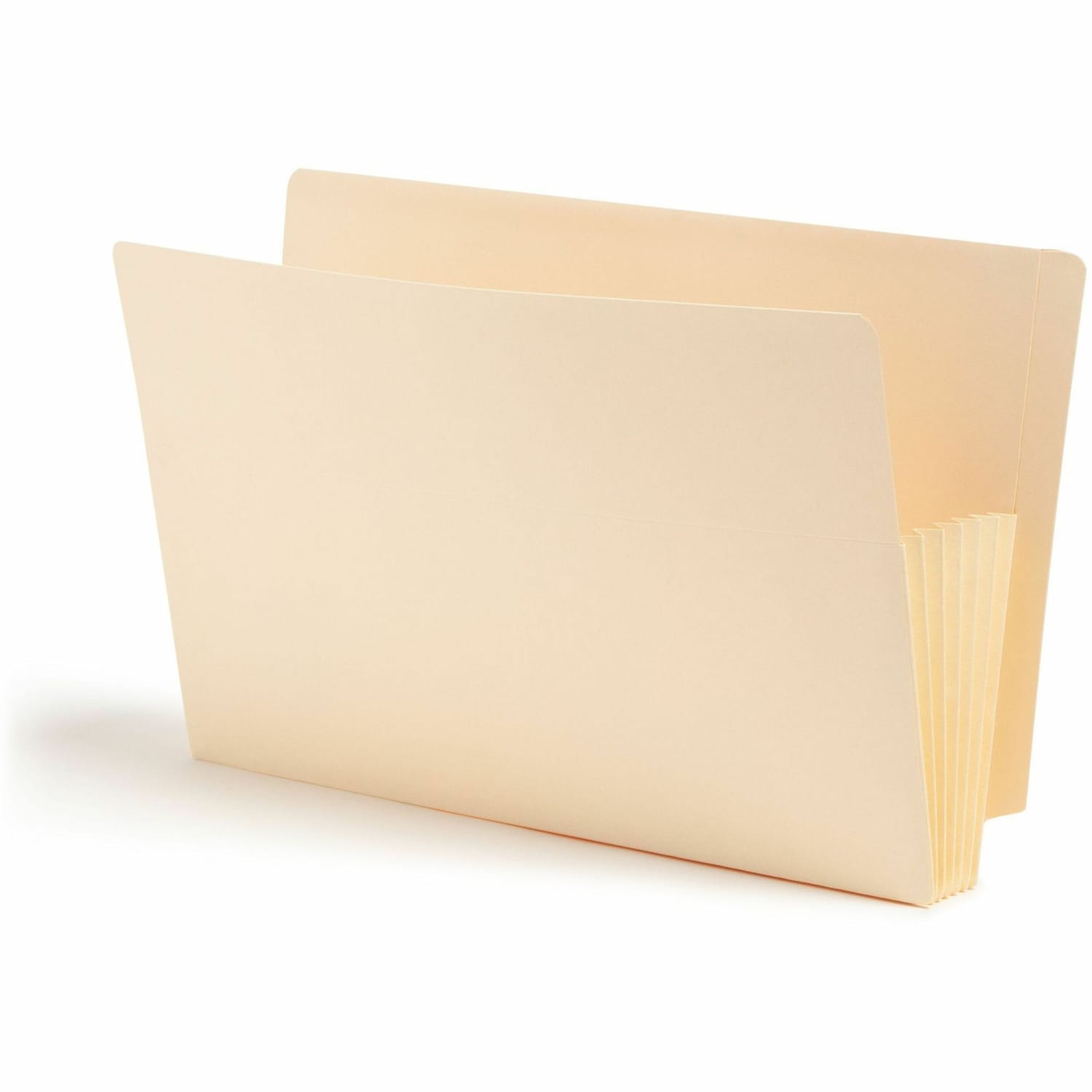 Smead Tyvek-Lined Gusset End-Tab File Pockets, Legal Size, 5 1/4in Expansion, Manila, Box Of 10 - Image 3