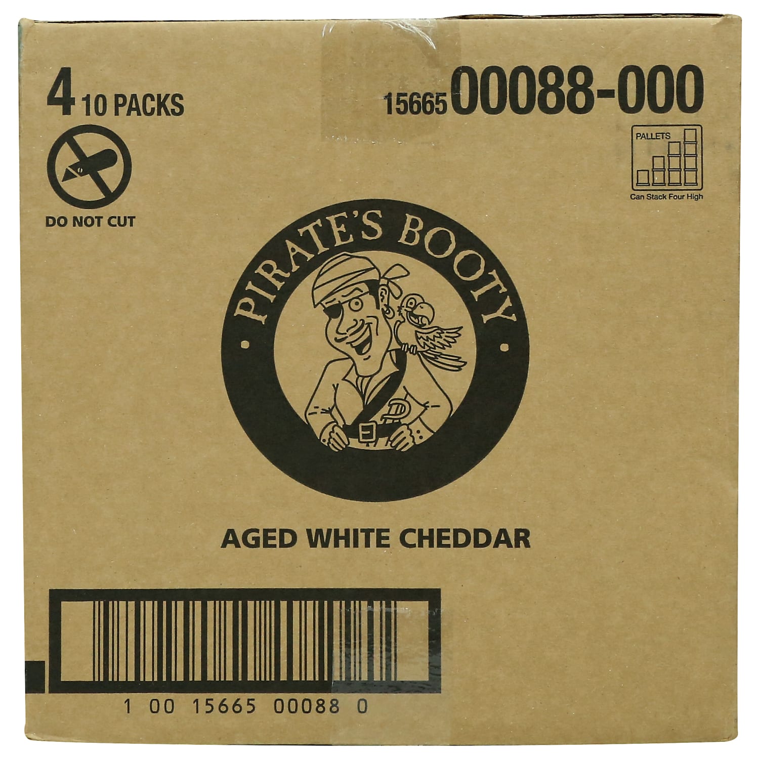 Pirates Booty Popcorn, Aged White Cheddar, 0.5 Oz, Total Qty 40 - Image 6