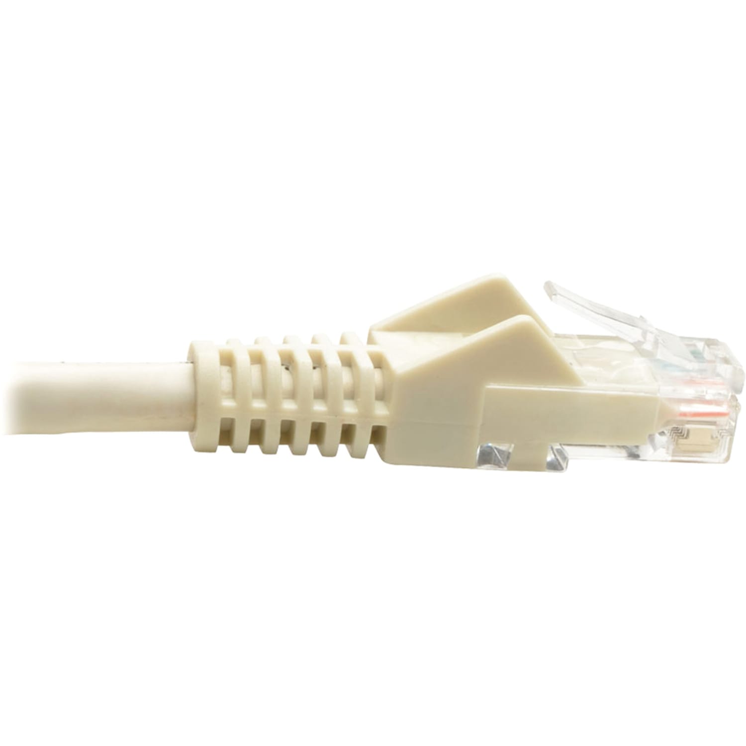 Tripp Lite Cat6 GbE Gigabit Ethernet Snagless Molded Patch Cable UTP White RJ45 M/M 8ft 8ft - 1x RJ-45 Male Network - N201008WH - Image 4