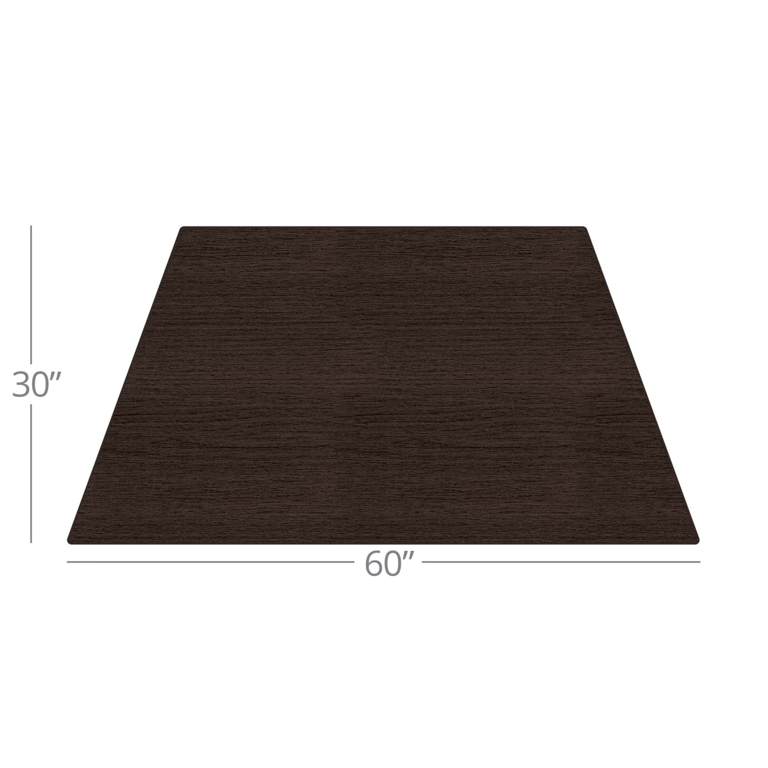 WorkPro Flex Collection Trapezoid Table Top, Espresso - Image 3