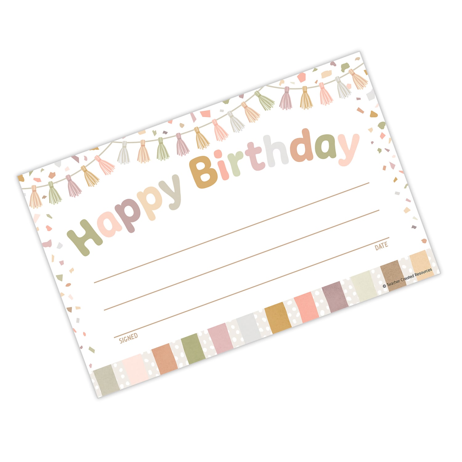 Teacher Created Resources Awards, 5-1/2in x 8-1/2in, Terrazzo Tones Happy Birthday, 30 Awards Per Pack, Bundle Of 6 Packs - Image 4