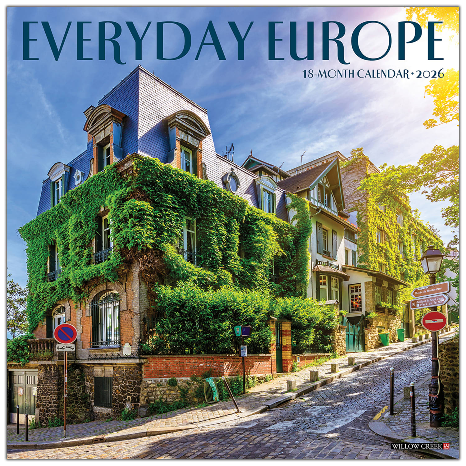2026 Willow Creek Press Scenic Monthly Wall Calendar, 12in x 12in, Everyday Europe, January To December, 55762 - Image 3