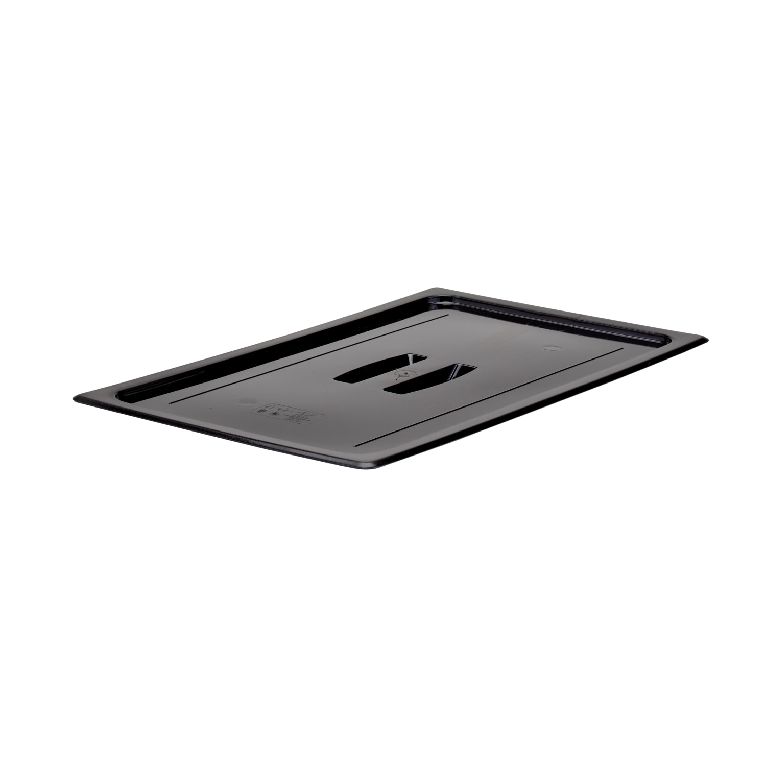 Cambro Camwear 1/1 Food Pan Lids With Handles, Black, Set Of 6 Lids