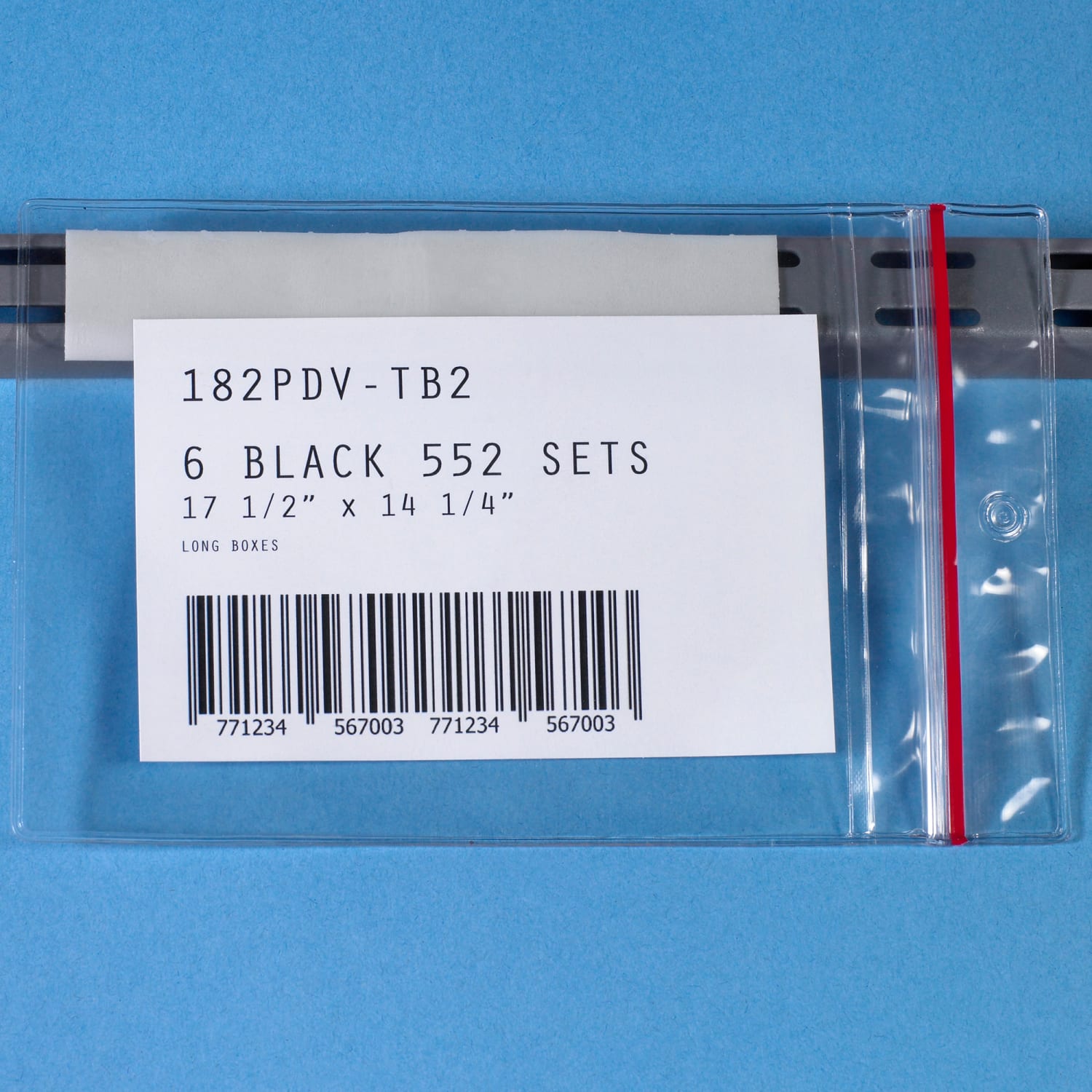 SUPERSCAN Press-On Vinyl Envelopes, Reclosable, 9in x 12in, Clear, Pack Of 25 Envelopes - Image 4
