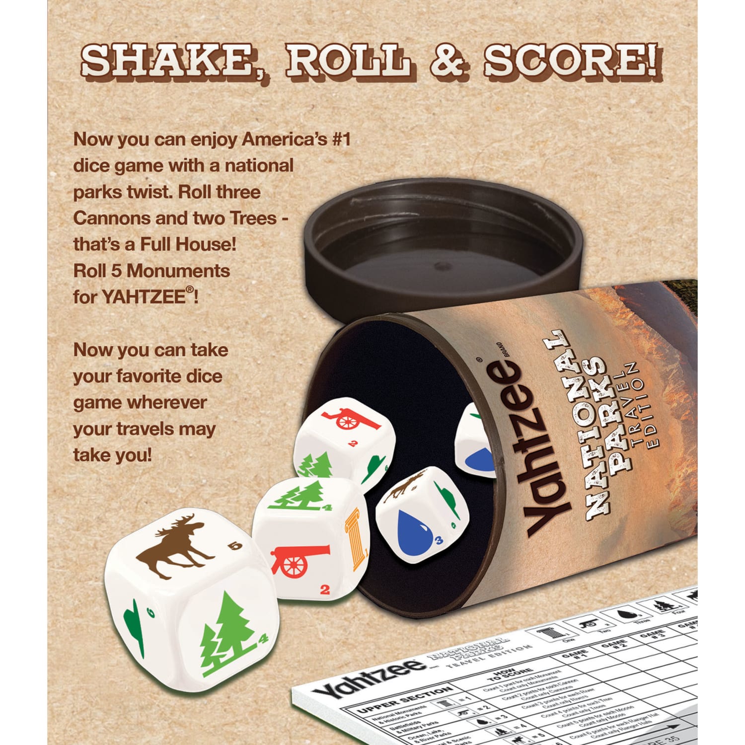 USAopoly Yahtzee: National Parks Edition - Image 4