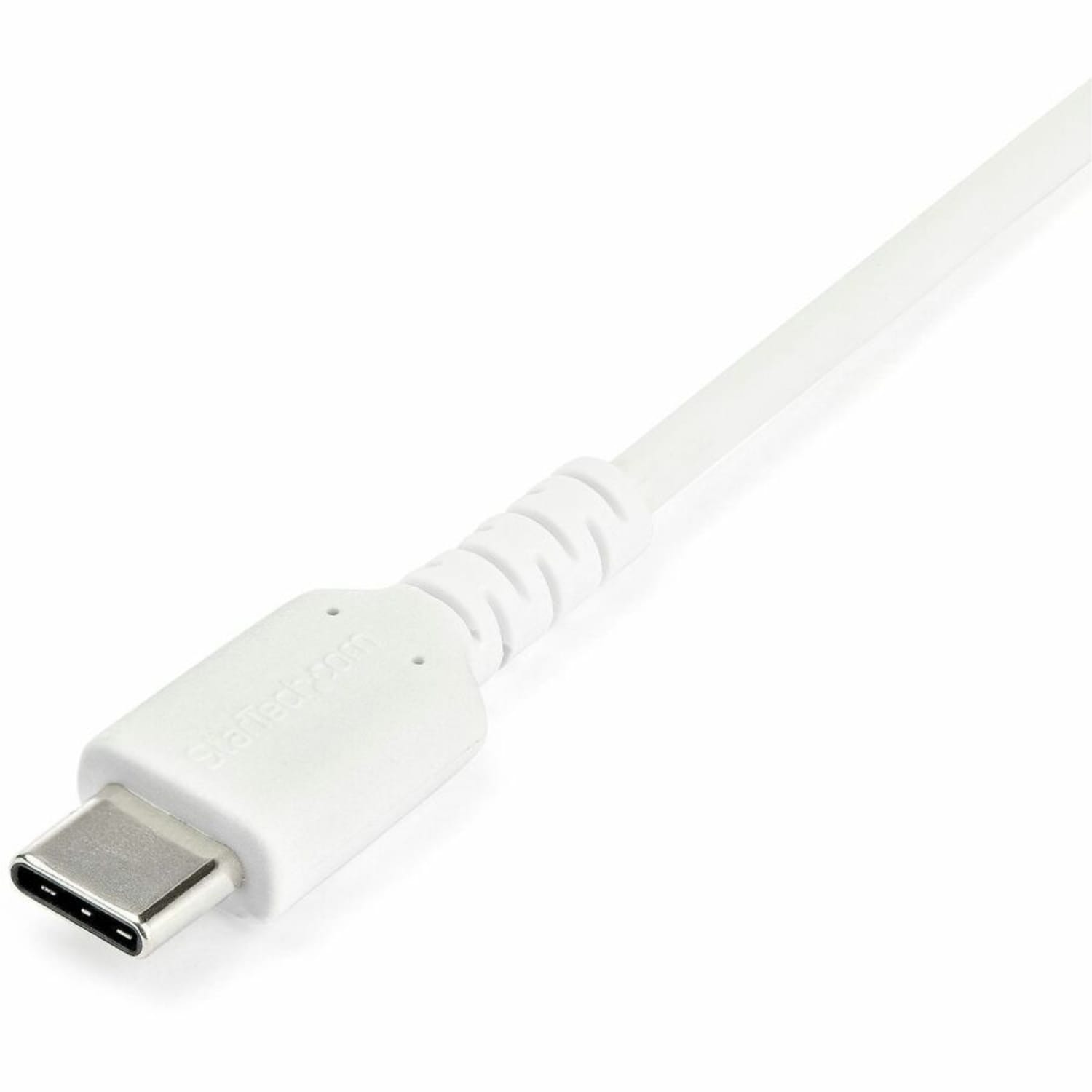StarTech.com 2 m / 6.6ft USB 2.0 to USB C Cable - High Quality USB 2.0 Cable - USB Cable - White - USB Data Transfer Cable (RUSB2AC2MW) - Image 4