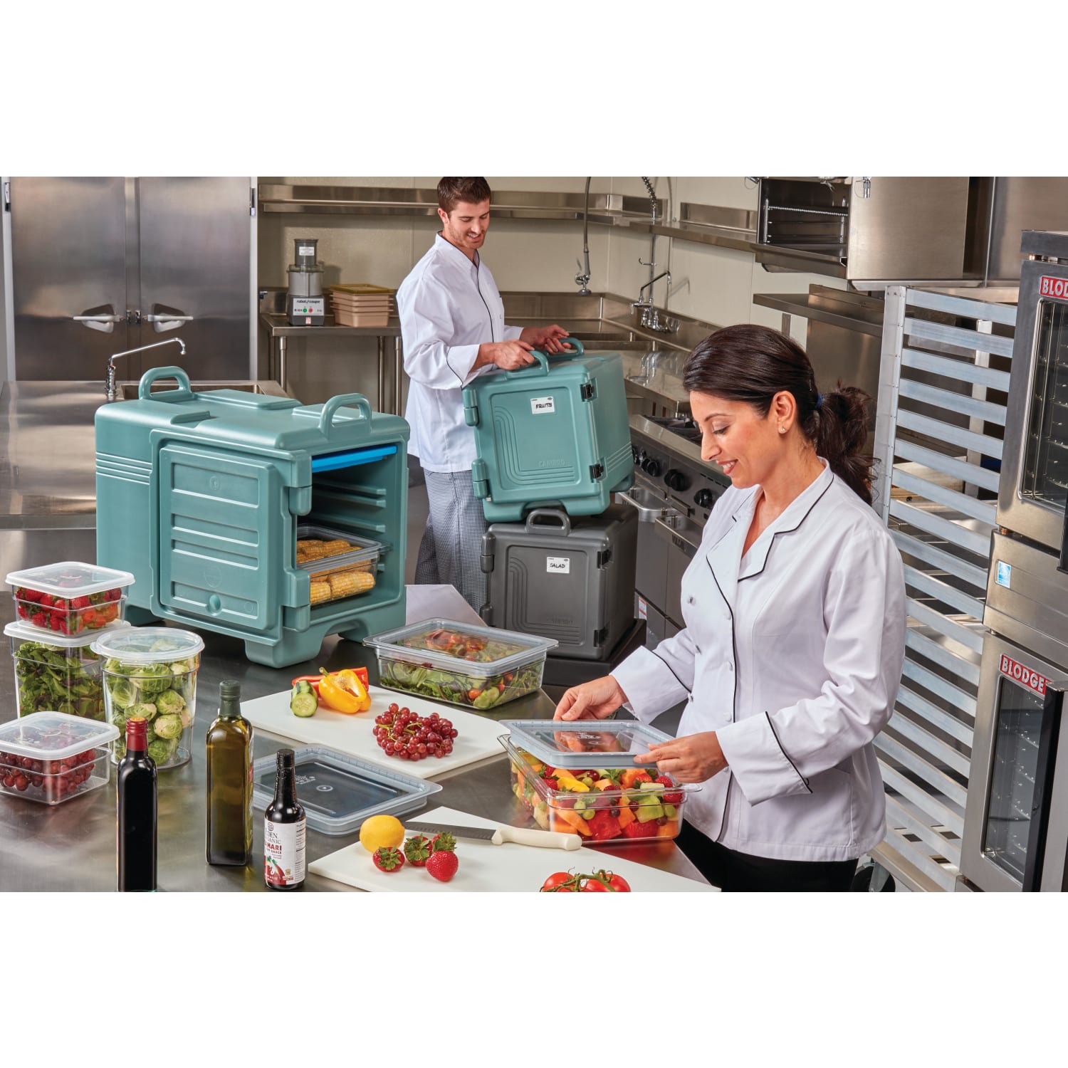 Cambro Camwear GN 1/2 GripLids, Clear, Set Of 6 Lids - Image 5