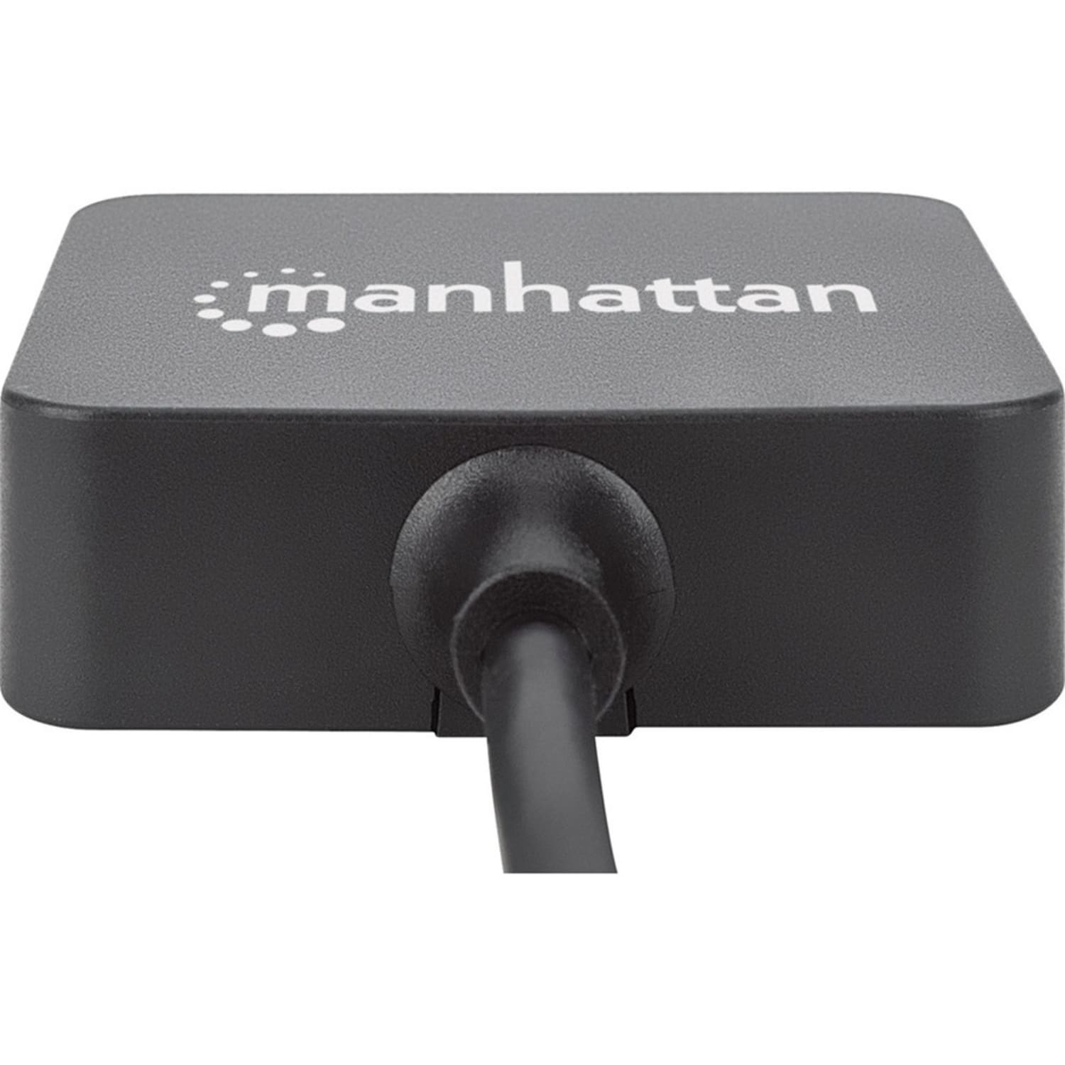 Manhattan SuperSpeed USB 3.0 Hub, 13/16inH x 1-13/16inW x 2-1/4inD, Black, ICI162296 - Image 6