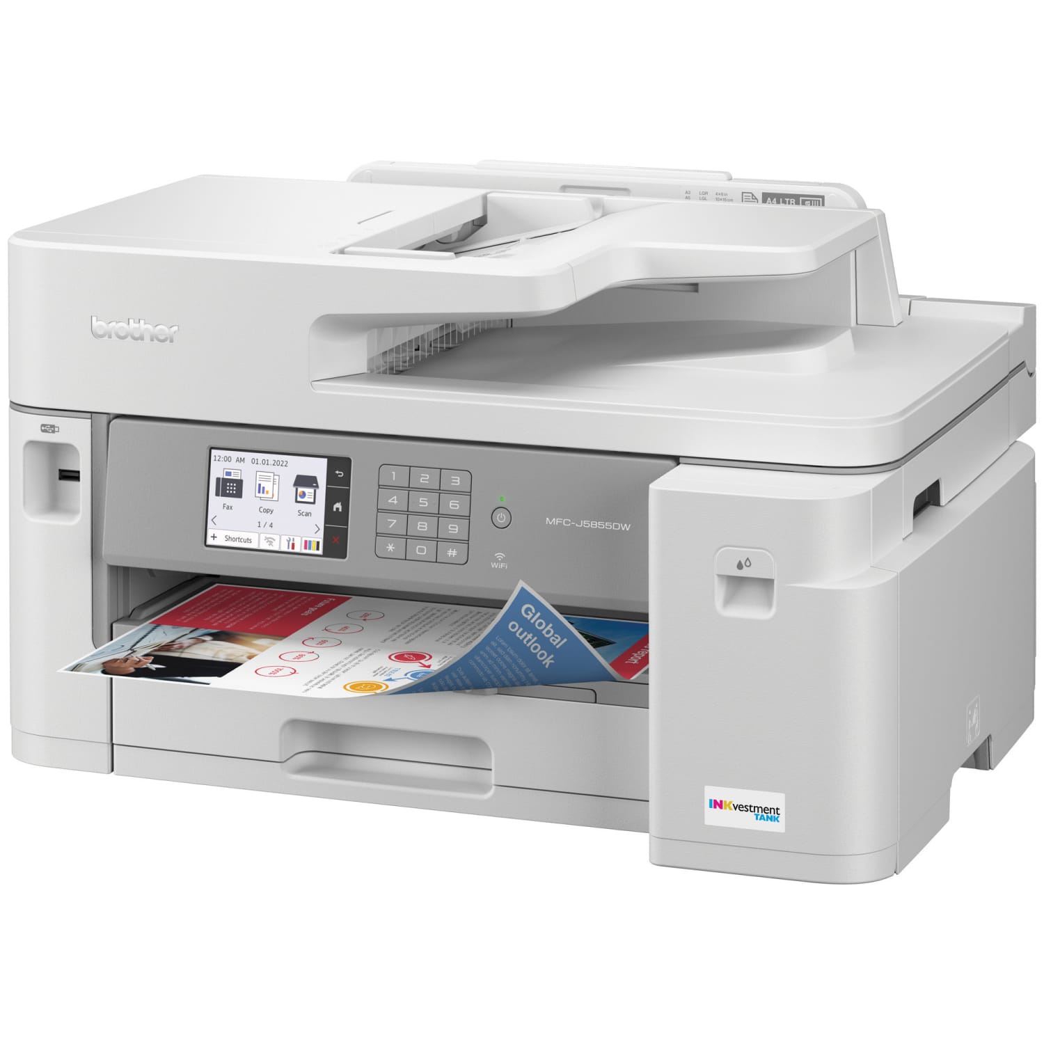 Brother MFC-J5855DW INKvestment Color Inkjet All-In-One Printer with Up To 1 Year Of Ink In-Box(1) - Image 5