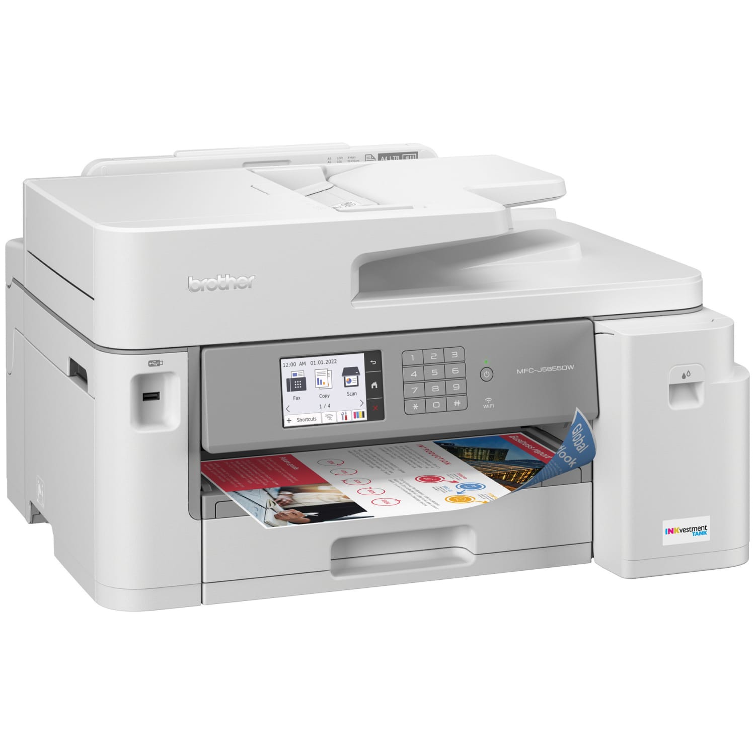 Brother MFC-J5855DW INKvestment Color Inkjet All-In-One Printer with Up To 1 Year Of Ink In-Box(1) - Image 6