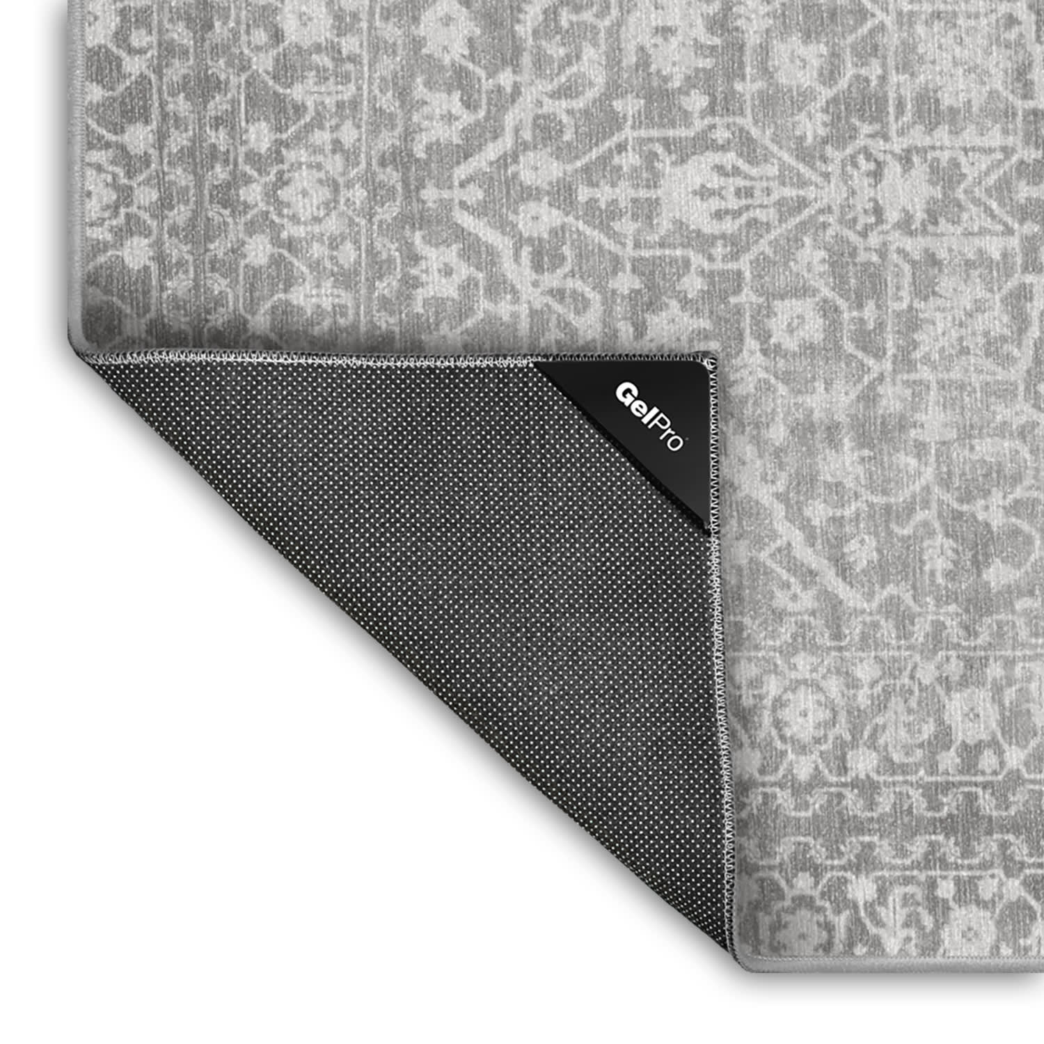 GelPro Nevermove Bella Area Rug, 36in x 60in, Gray - Image 4