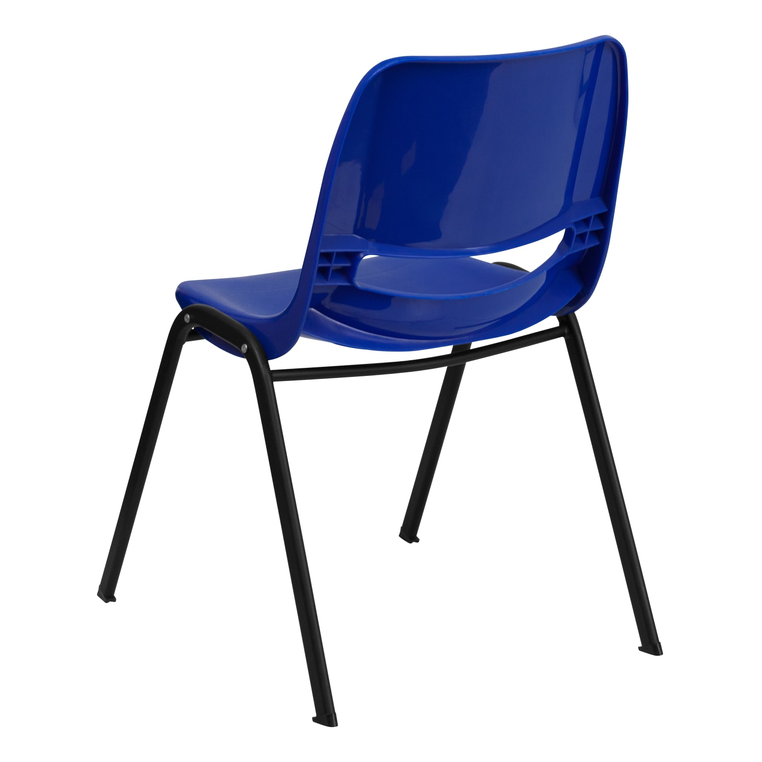 Flash Furniture HERCULES Series Ergonomic Shell Stack Chair BlueBlack PopularChairscom